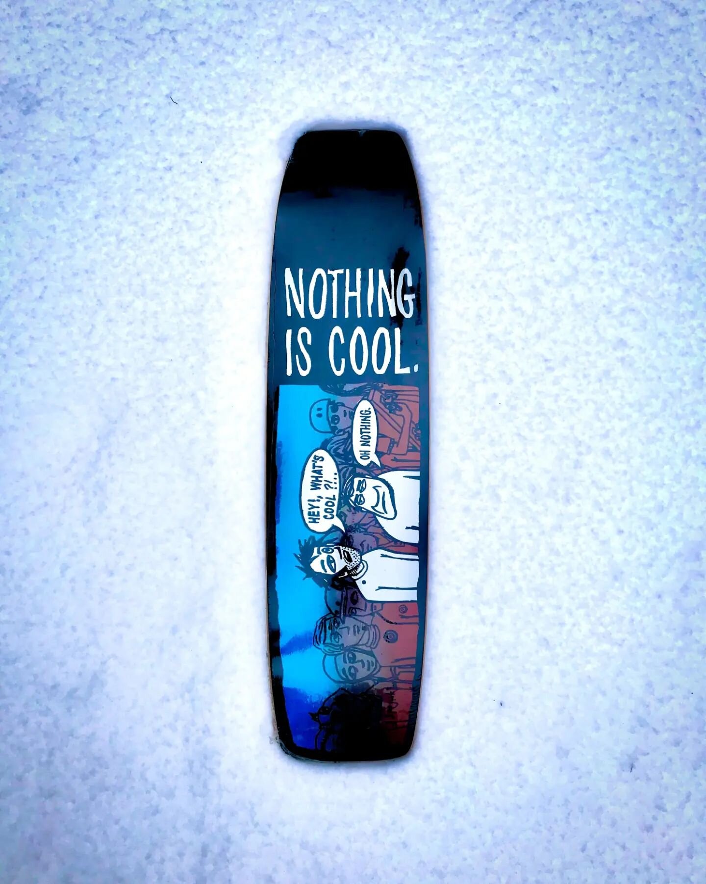 Nothing is Cool when it's this cold 🥶...

Aside from this handsome Plank!

Slide down the hill before mounting your trucks and wheels 🏂

Limited snow and quantities available

Link in bio 🔗