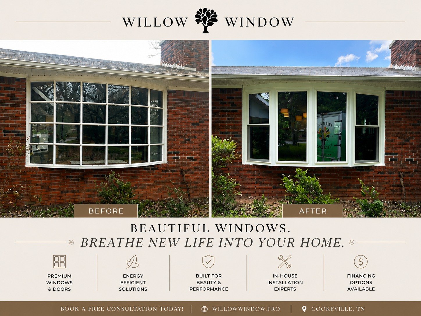 What a difference the right windows can make.
This transformation didn&rsquo;t just update the appearance of this home &mdash; it completely changed how the space functions and feels every day. The original fixed bay window limited airflow and visibi