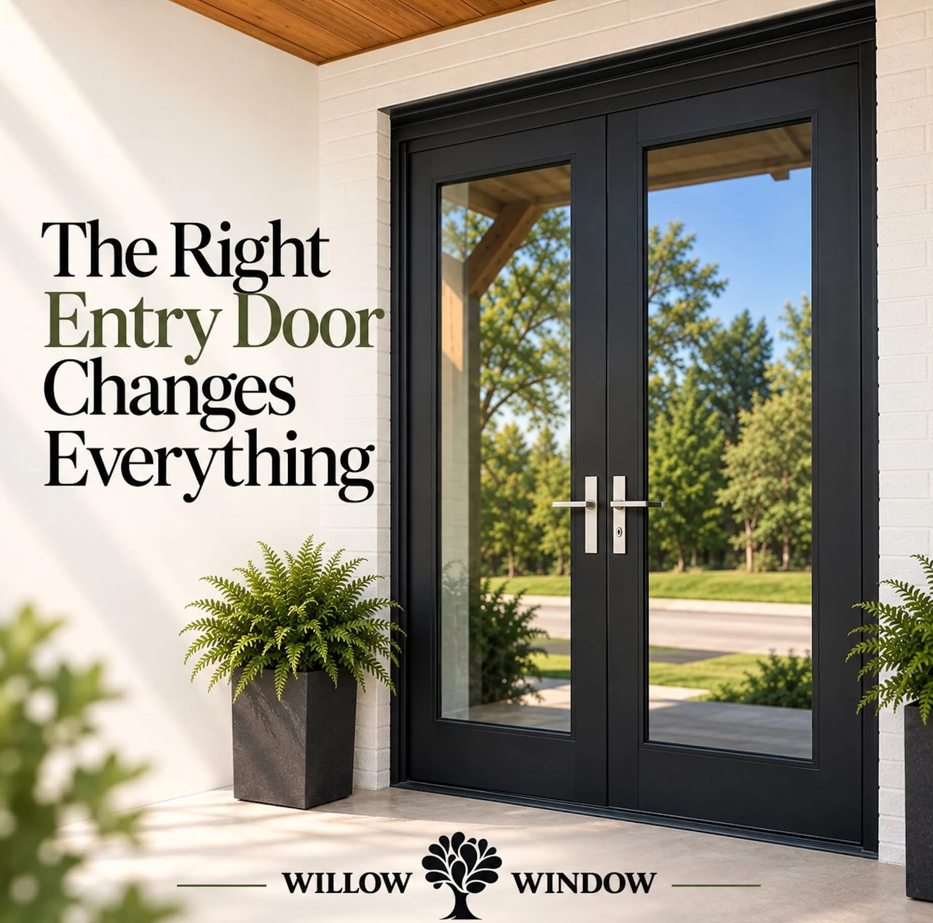 Your front door is more than just an entrance it&rsquo;s one of the first things people notice about your home. 

The right door can completely transform your curb appeal while adding security, comfort, and lasting value. Choose a door that welcomes 