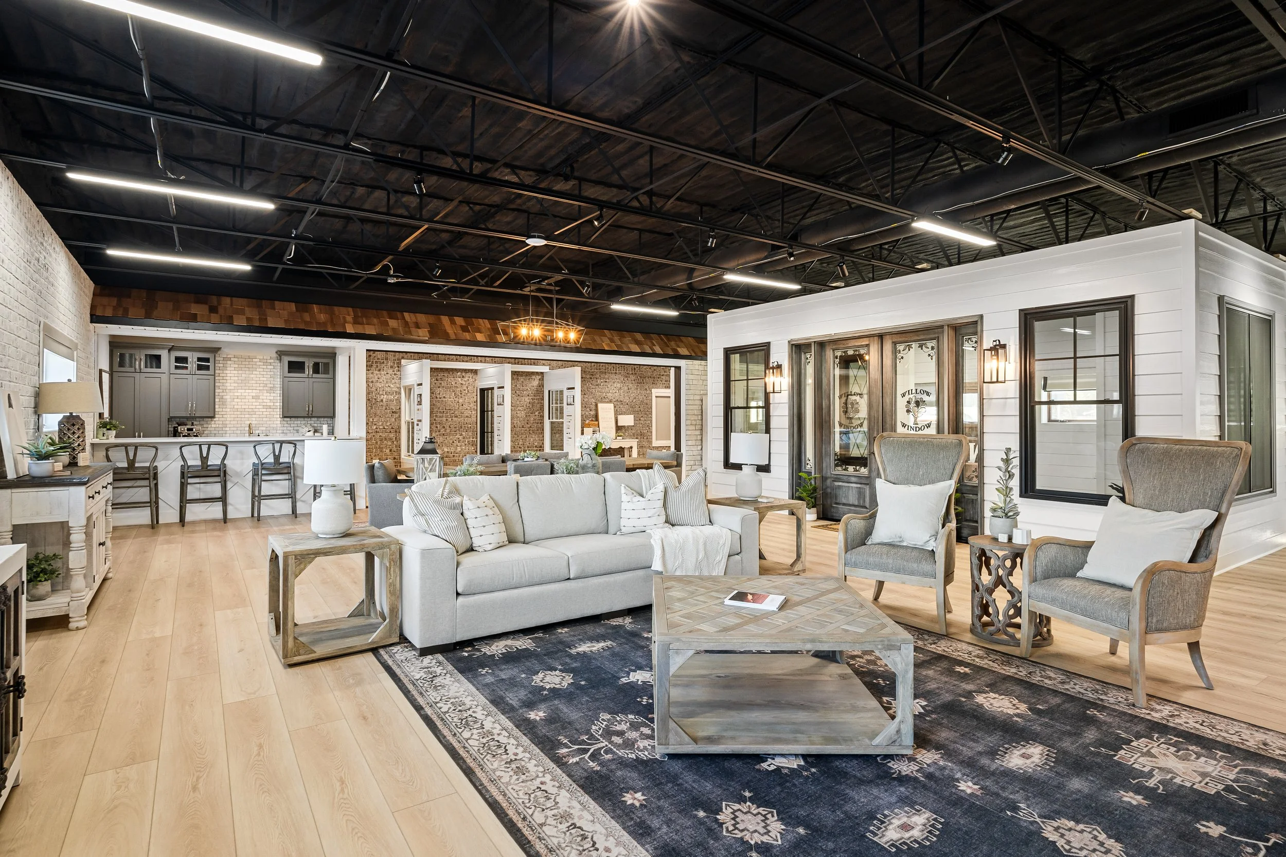 Willow Window in-house installation team installing windows in a Cookeville Tennessee home