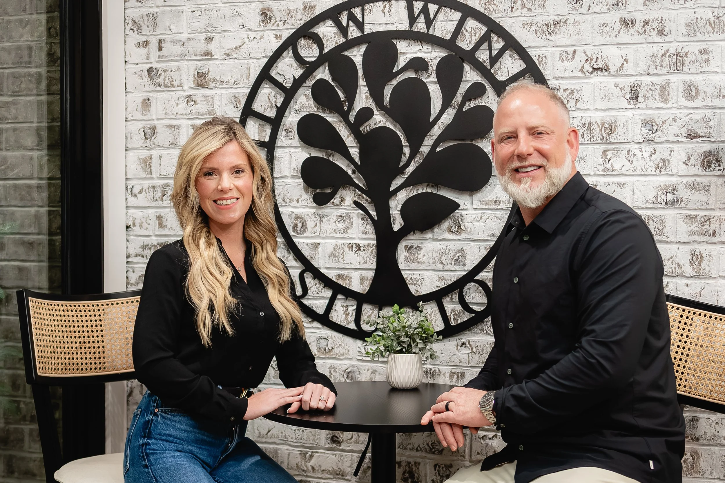 Willow Window in-house installation team installing windows in a Cookeville Tennessee home