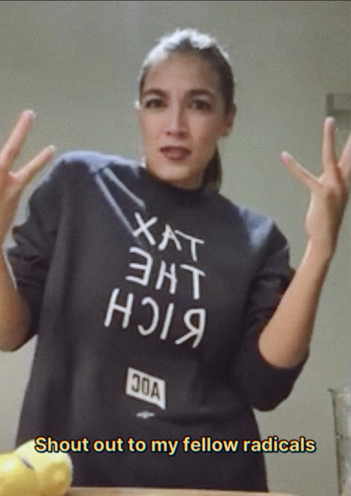 aoc shout out to my fellow radicals