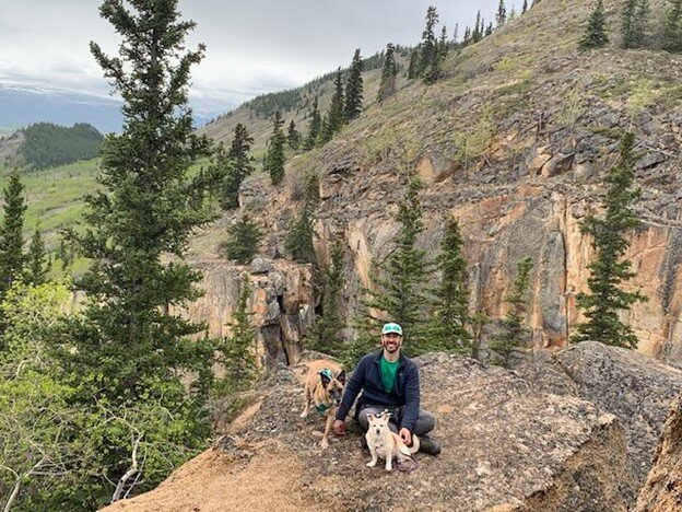 Amy, Adam and Penny at Spirit Canyon in May 2020. 