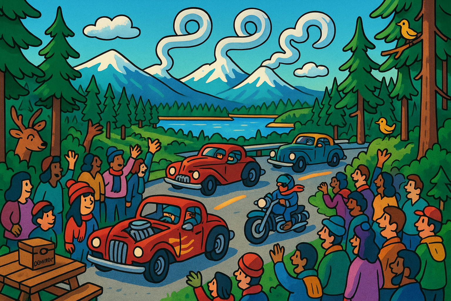 Cool Run in the Mountains Car Show (Big Bear Lake)