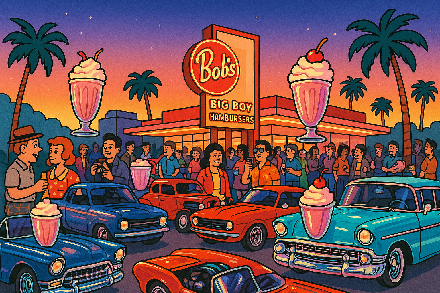 Bob’s Big Boy Classic Car Show (Burbank)