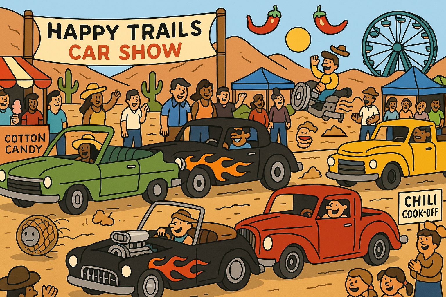 Happy Trails Car Show (Apple Valley)