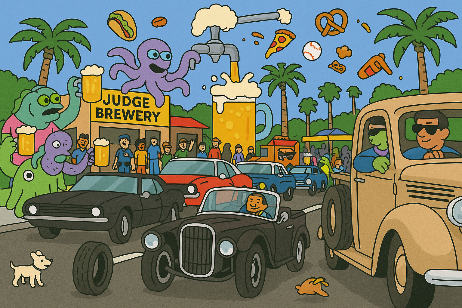 Pints & Pistons Classic Car Meet – San Clemente