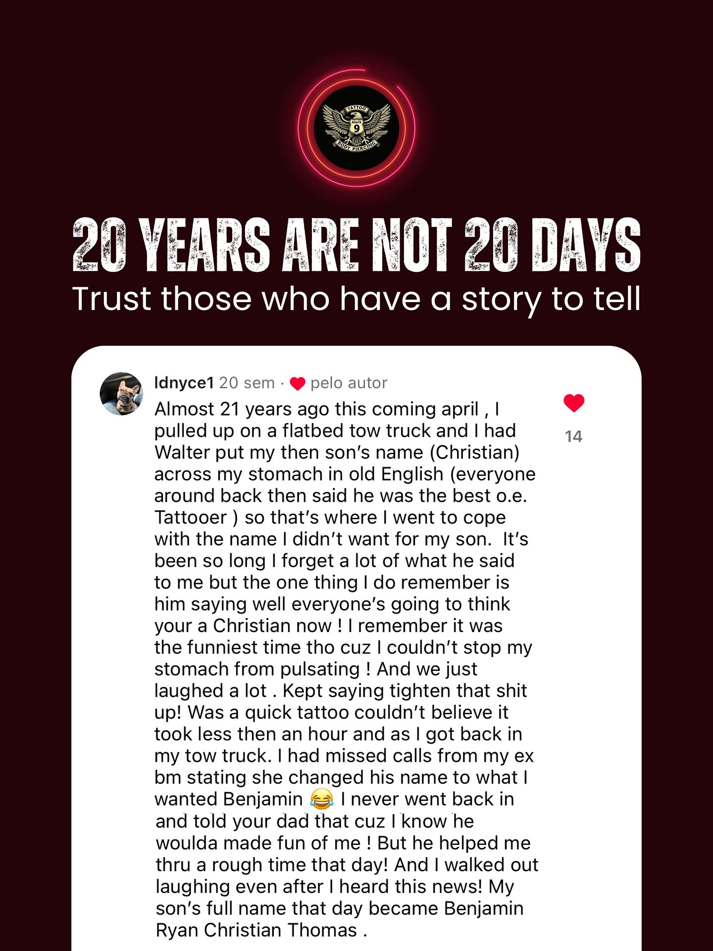 Not every tattoo starts with a perfect plan &mdash; sometimes it comes on impulse, in the middle of chaos&hellip; and ends up becoming one of the best stories of your life. 😅

This one is the story of @ldnyce1 &hellip; it started with a name, a stom