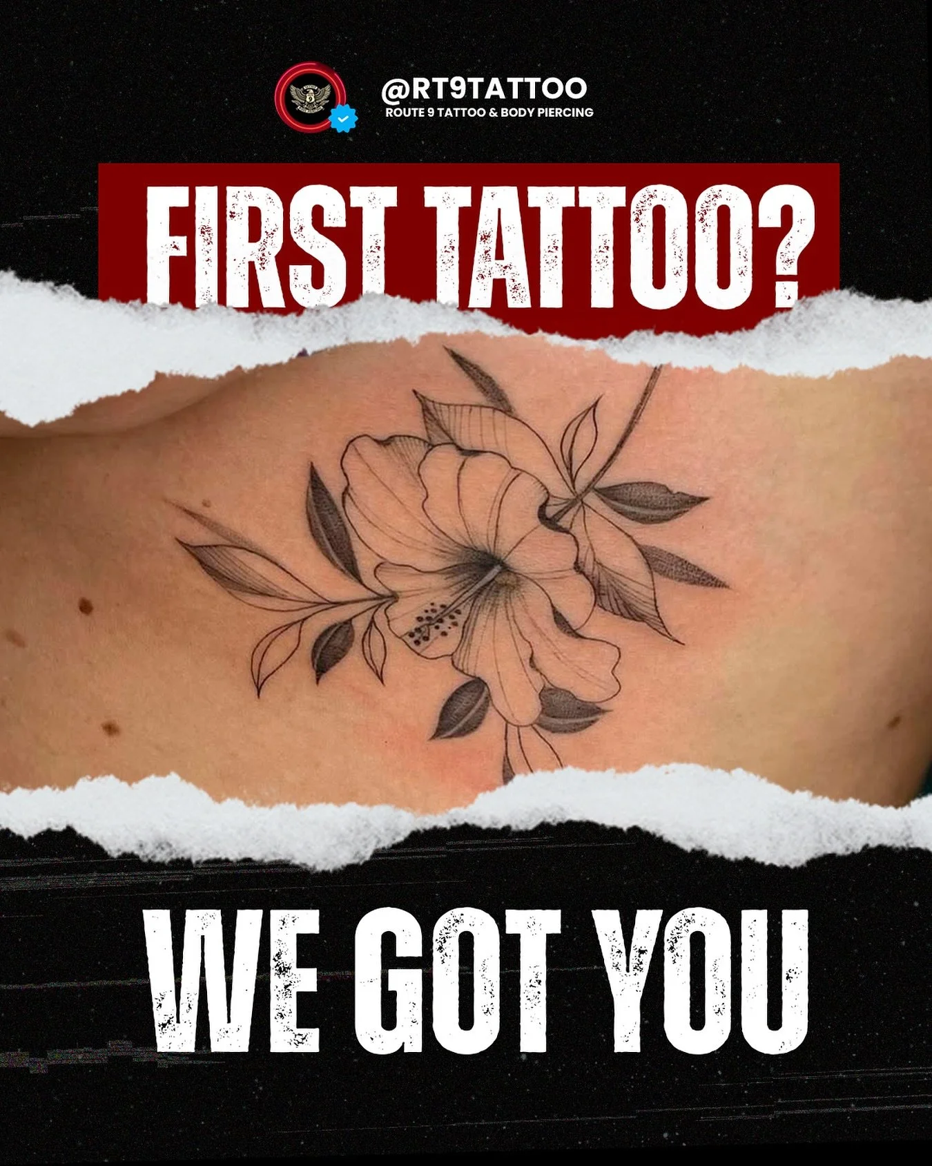 Thinking about getting your first tattoo? 👀
Don’t stress the @rt9tattoo crew has your back (literally 😎).
Our artists are experts at guiding first-timers through every step, making sure your experience is fun, safe, and unforgettable. 💫
Com