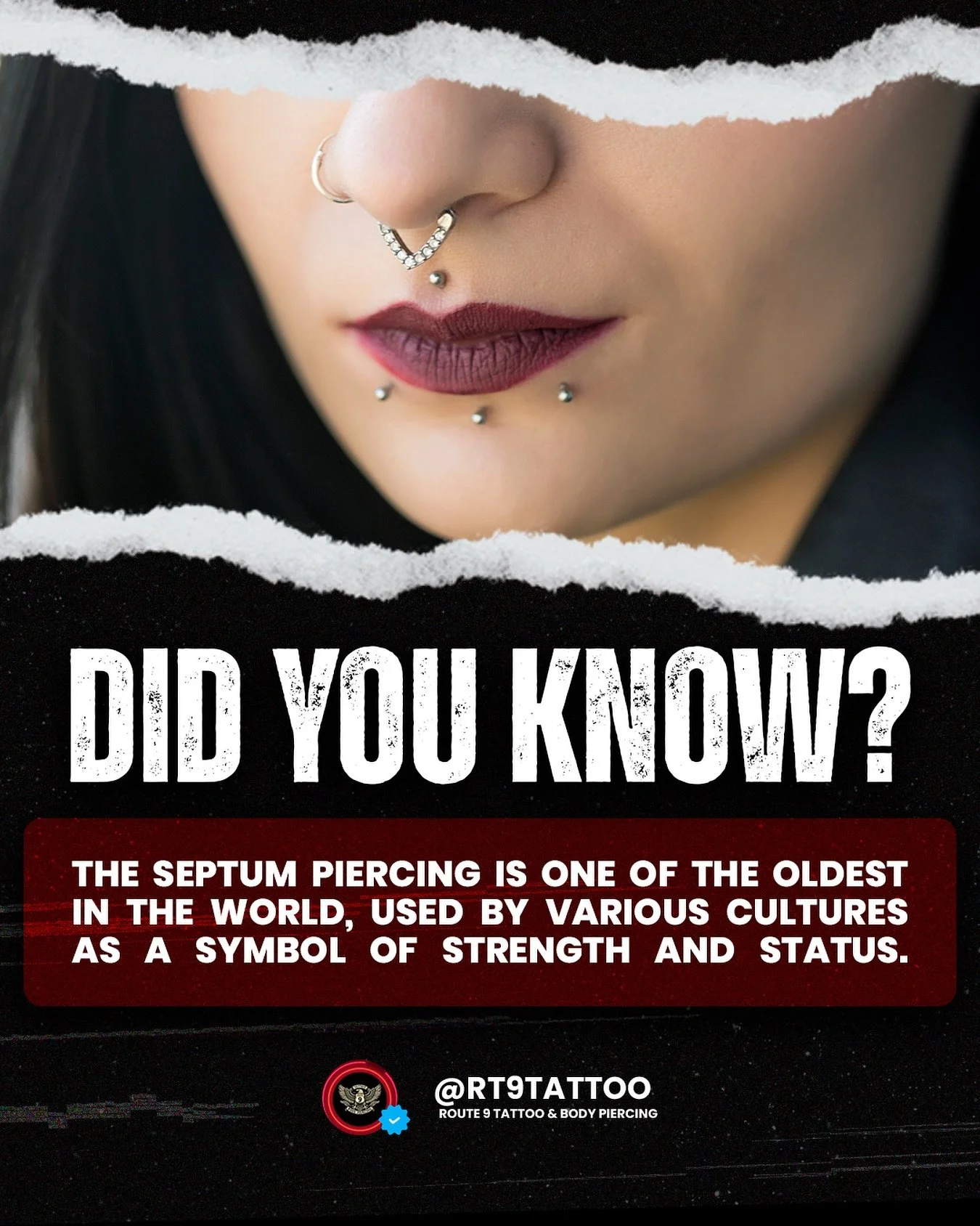 The septum piercing is one of the oldest body modifications in the world — a timeless symbol of strength, courage and identity across cultures. Today, it’s a bold expression of style and individuality, and one of the most popular choices
