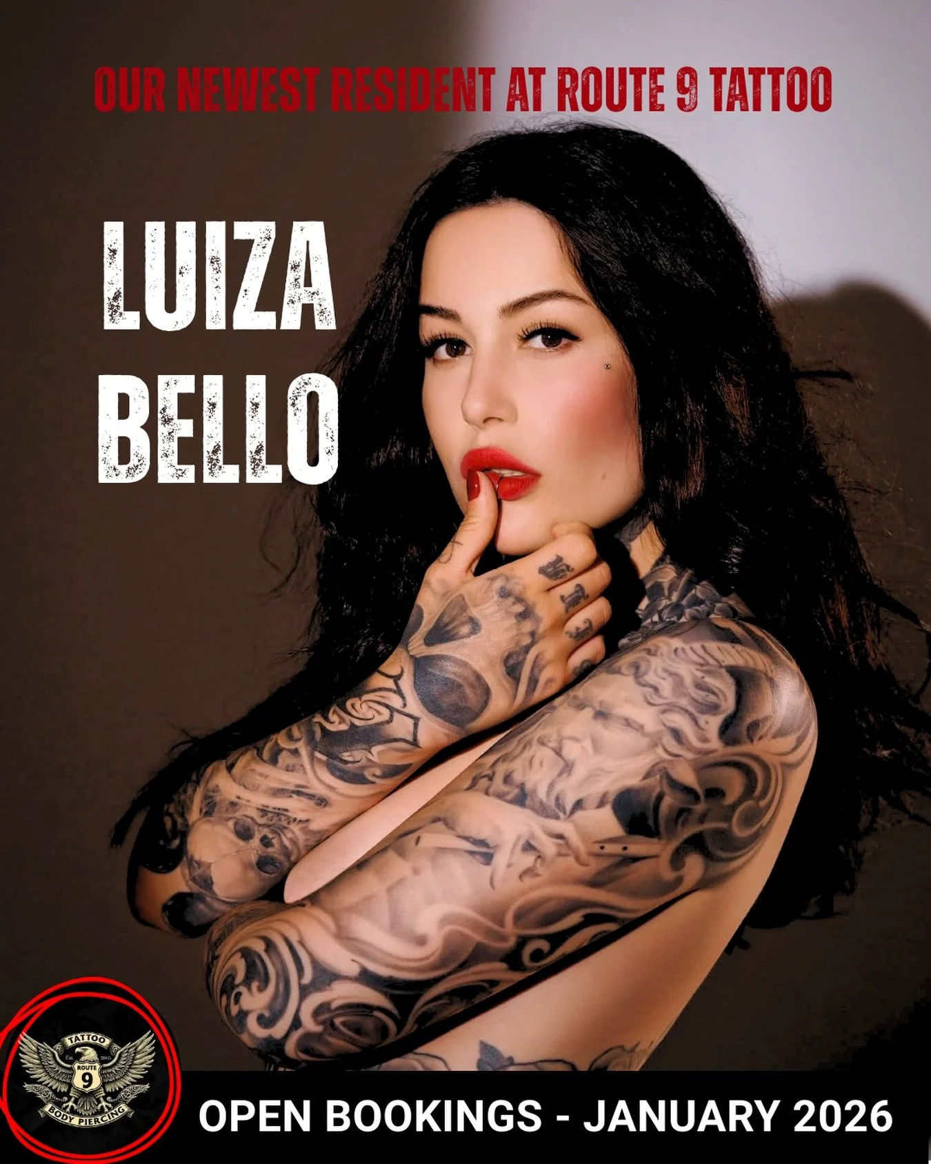 ✨ SECRET&rsquo;S OUT! ✨
We&rsquo;re proud to welcome @luizabelloart as the newest resident artist at @rt9tattoo !
Known for her bold style, flawless technique, and powerful compositions, @luizabelloart is joining us all the way from Brazil starting J