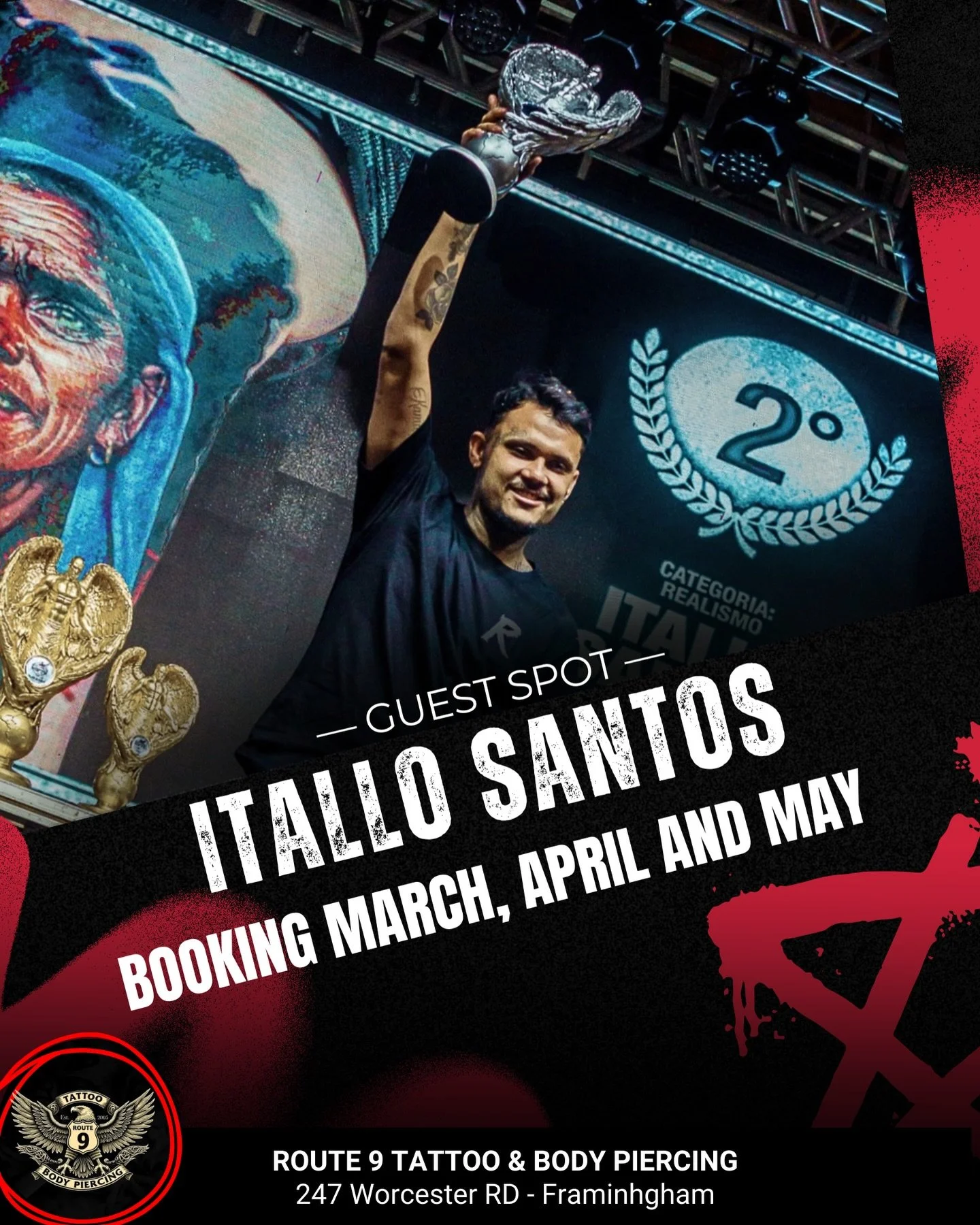 🌍 Our guest artist @itallosantostattoo is coming back to @rt9tattoo !
From March through May, you&rsquo;ll have the chance to book with one of the most respected names in the global tattoo scene. 

@itallosantostattoo is internationally renowned for