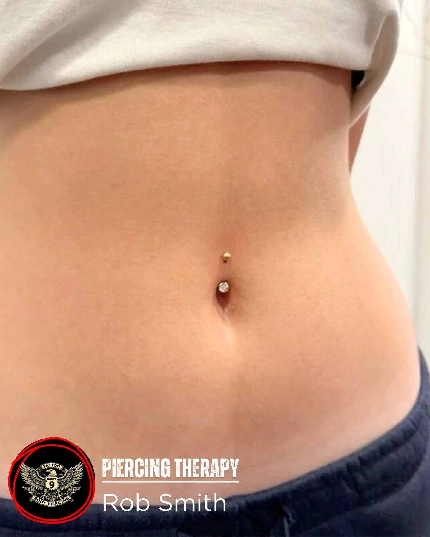 ✨ Belly piercing done right!

Clean placement, perfect angle, and that extra sparkle you were looking for &hellip; this is Piercing Therapy by Rob Smith.
Because your body deserves style, precision, and care.

📅 Book your session and leave with that