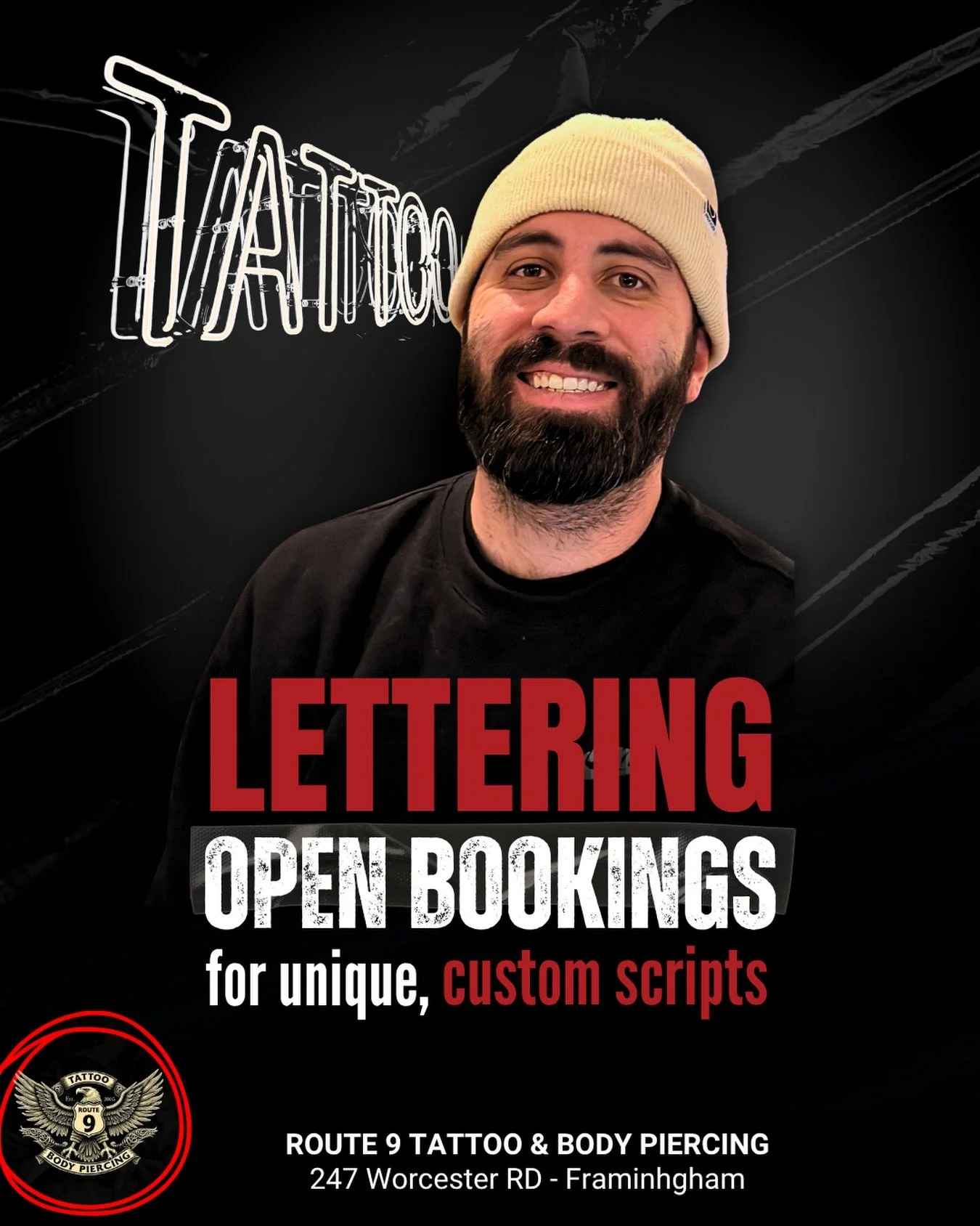 Letters that go beyond words.

@wingtippstattoos isn&rsquo;t just doing lettering, he&rsquo;s creating identity through every line, every curve, every detail. Each piece is designed to flow with the body and carry meaning that lasts a lifetime.

From