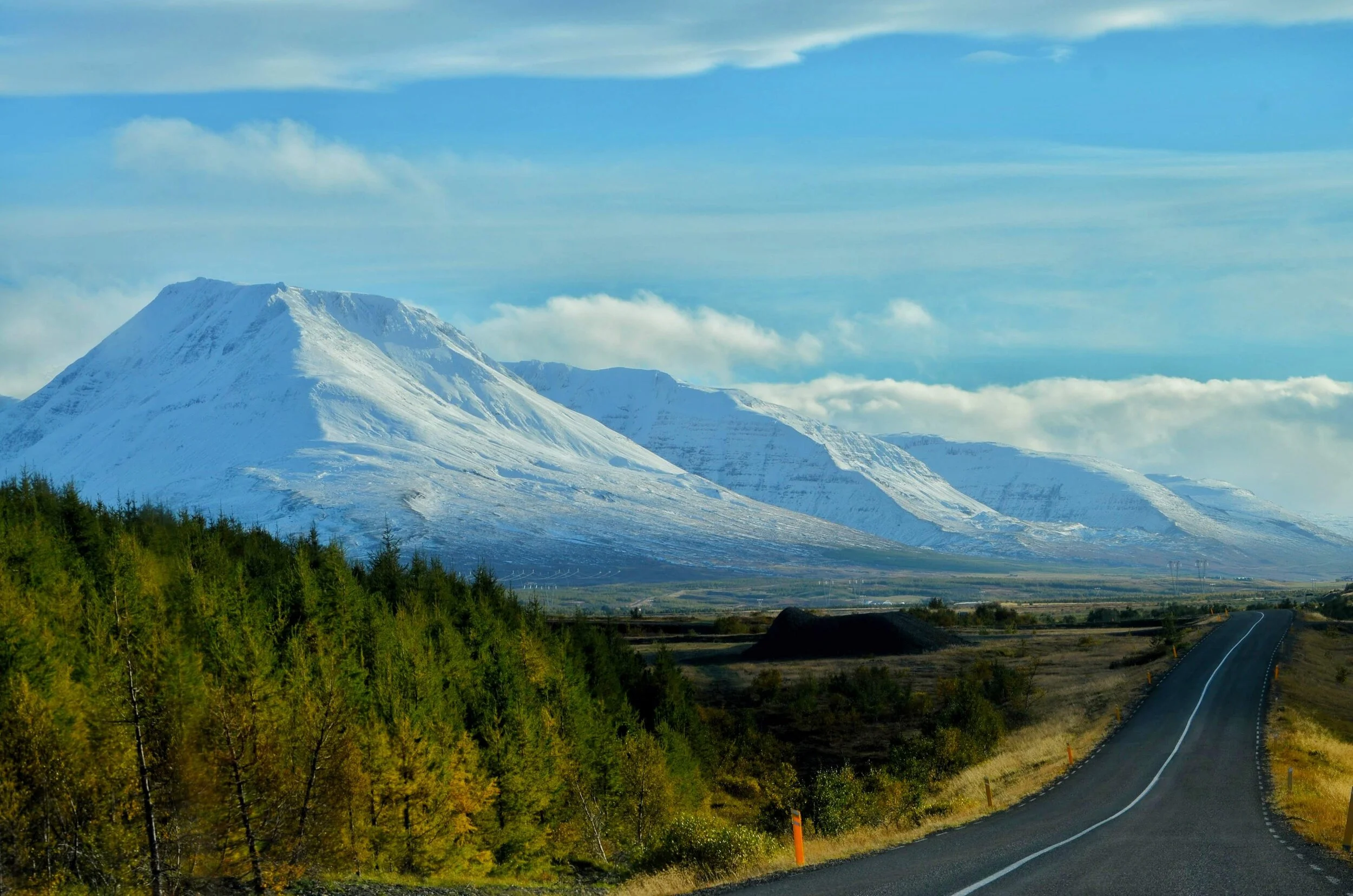 Mountains alongside the Ring Road in North Iceland.