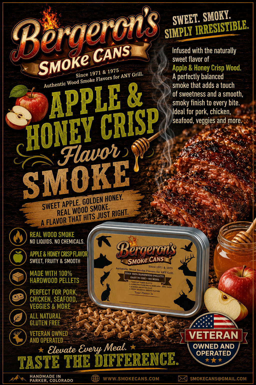 Apple & Honey Crisp Wood