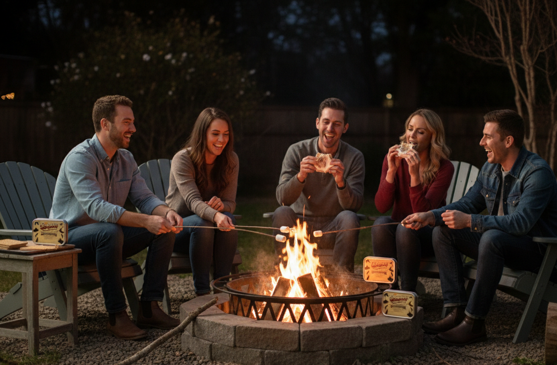 Smore up with our sweet tasting smoke like maple brown bourbon smoke for a truly sweet dessert.