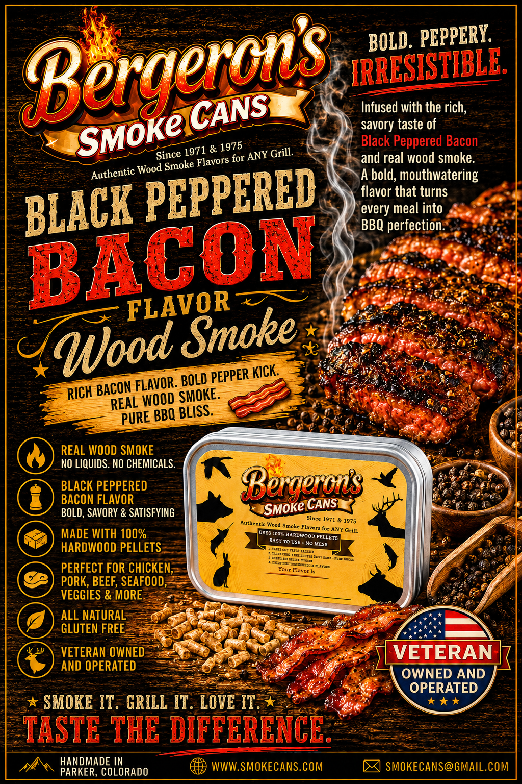 Black Peppered Bacon Smoke