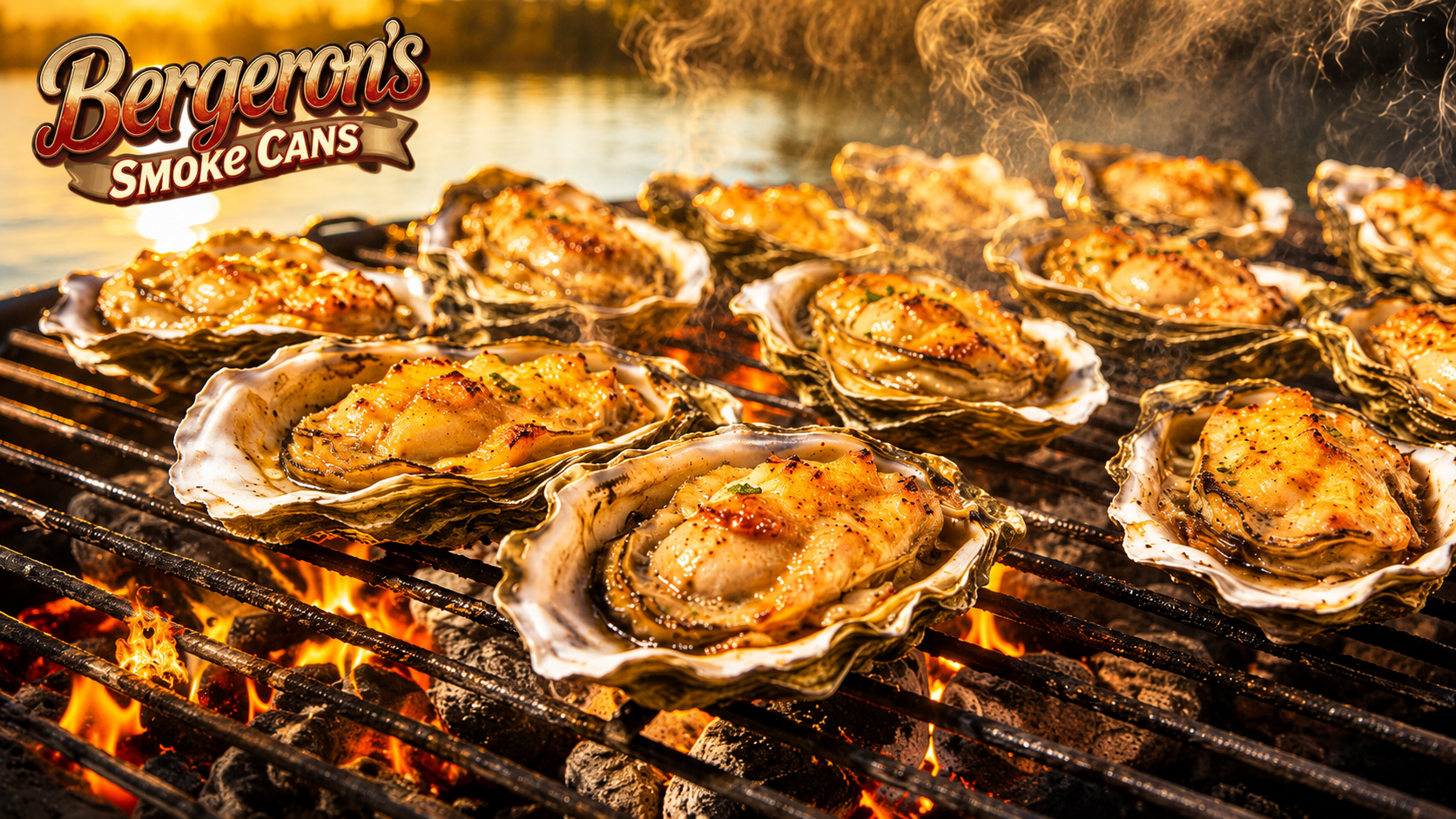 Grilled Oysters with BBQ Mesquite or Maple Brown Bourbon