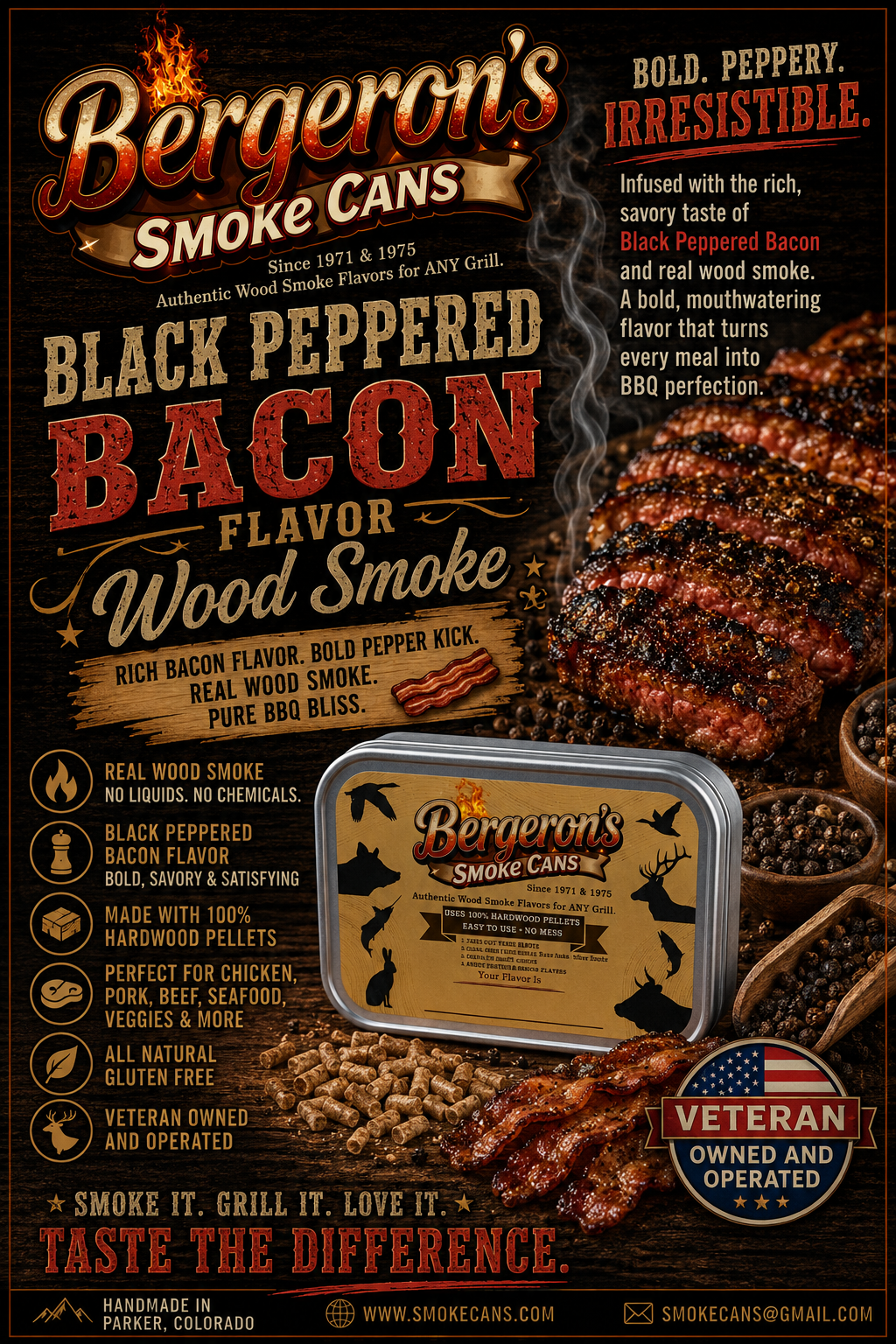 Black Peppered Bacon Smoke