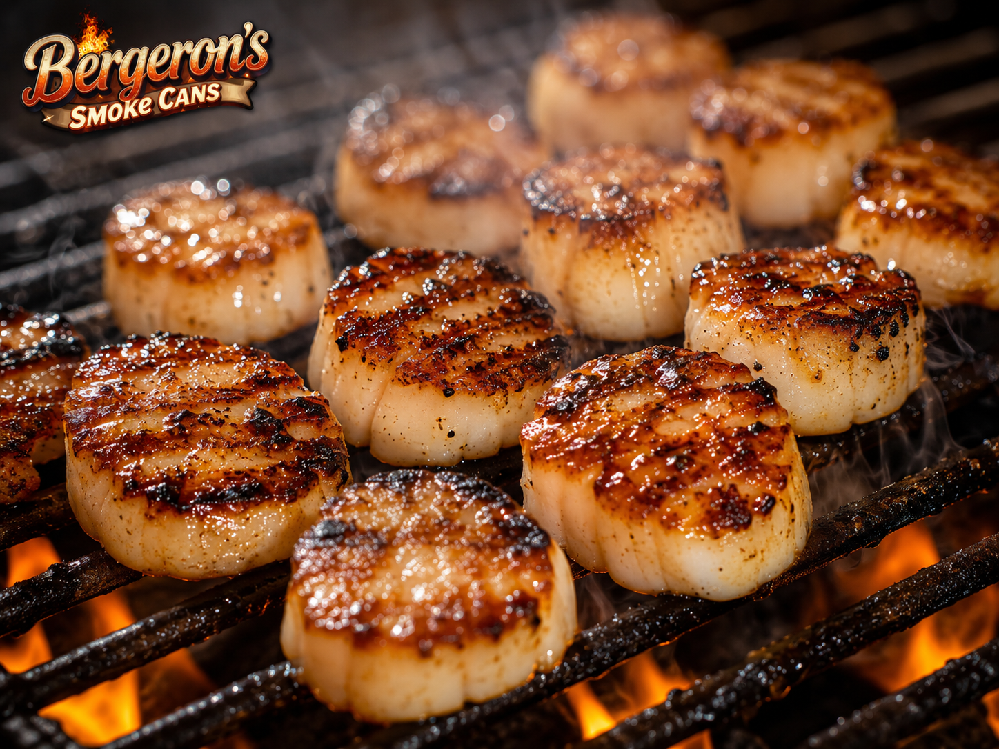Scallops and Black Peppered Bacon flavor smoke.