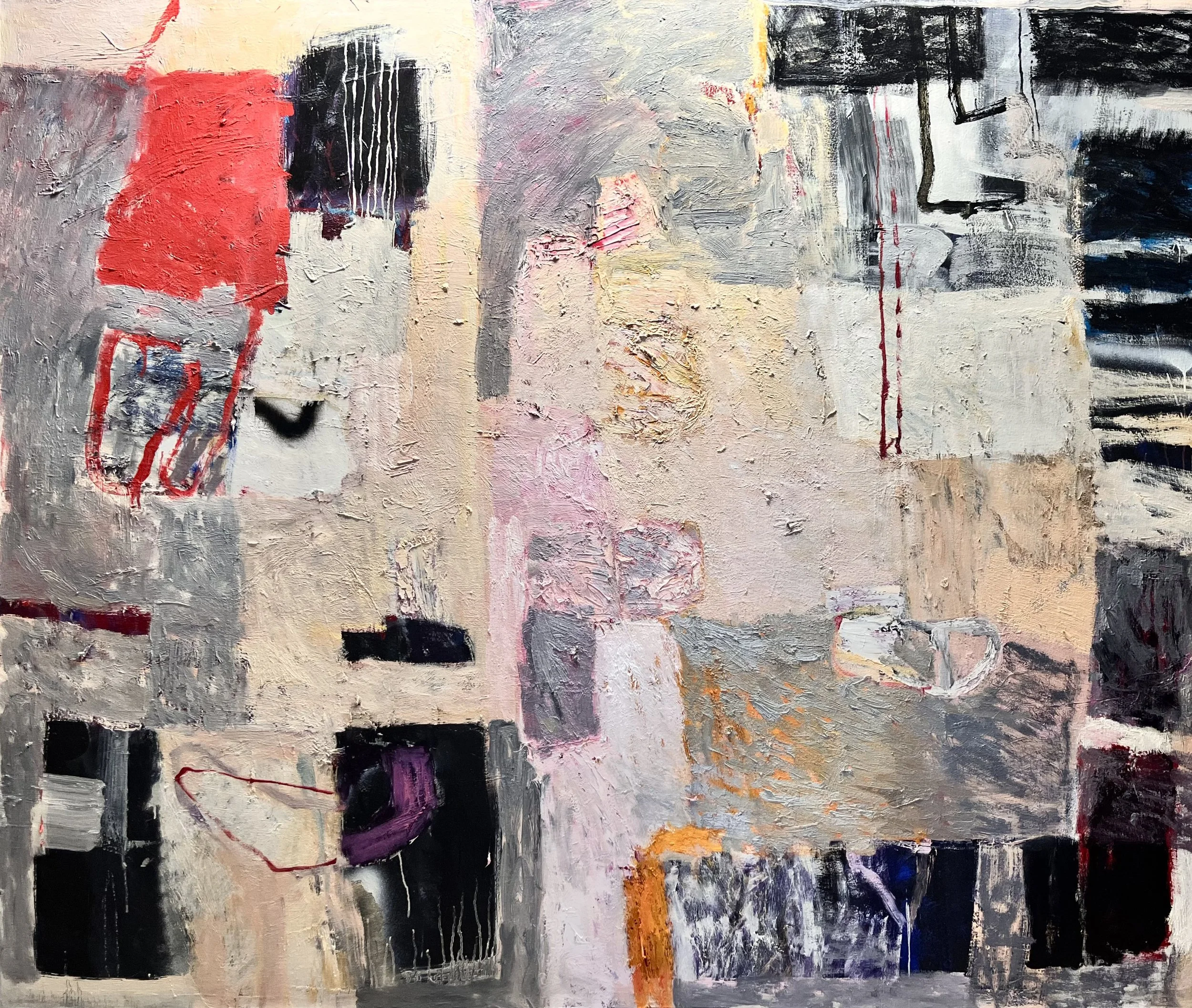 UNTITLED, OIL ON CANVAS, 60 INCHRS x 72 INCHES, 2025