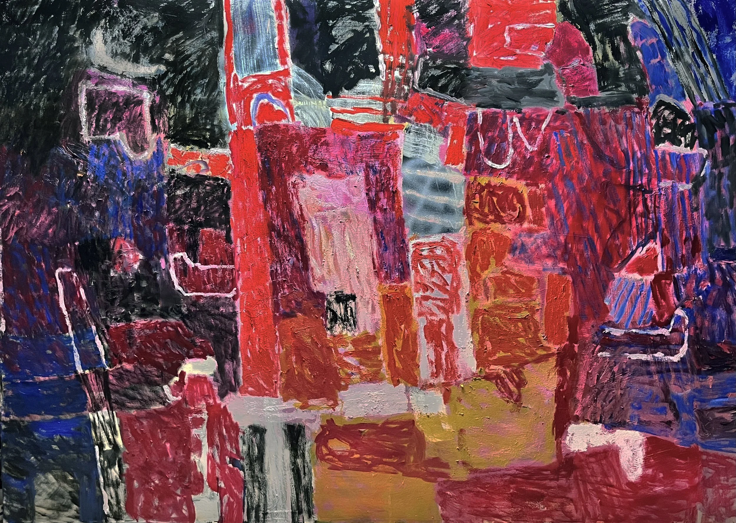 UNTITLED, OIL ON CANVAS, 60 INCHES x 84 INCHES, 2025