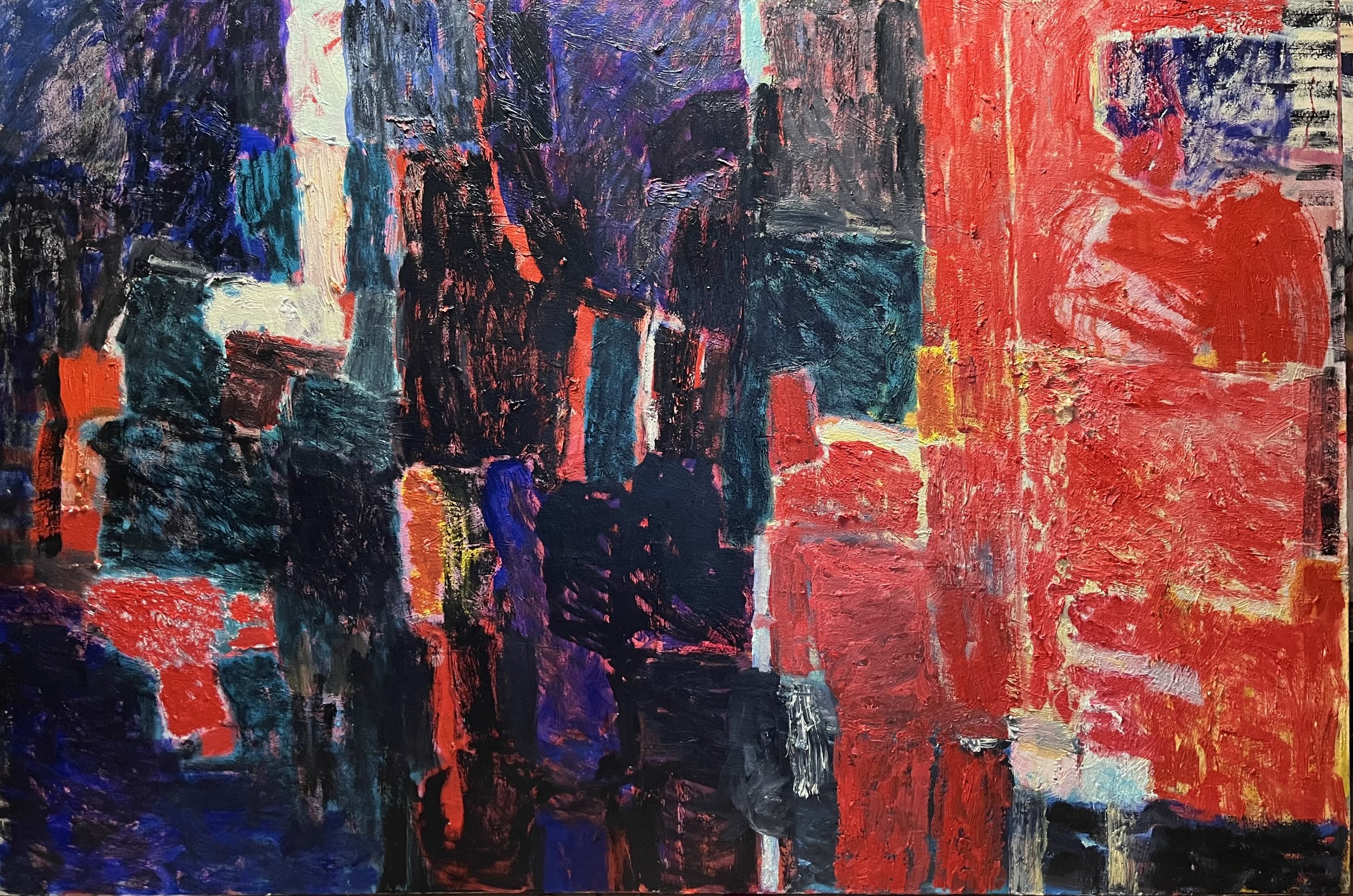 UNTITLED, OIL ON CANVAS, 48 INCHES x 72 INCHES, 2025