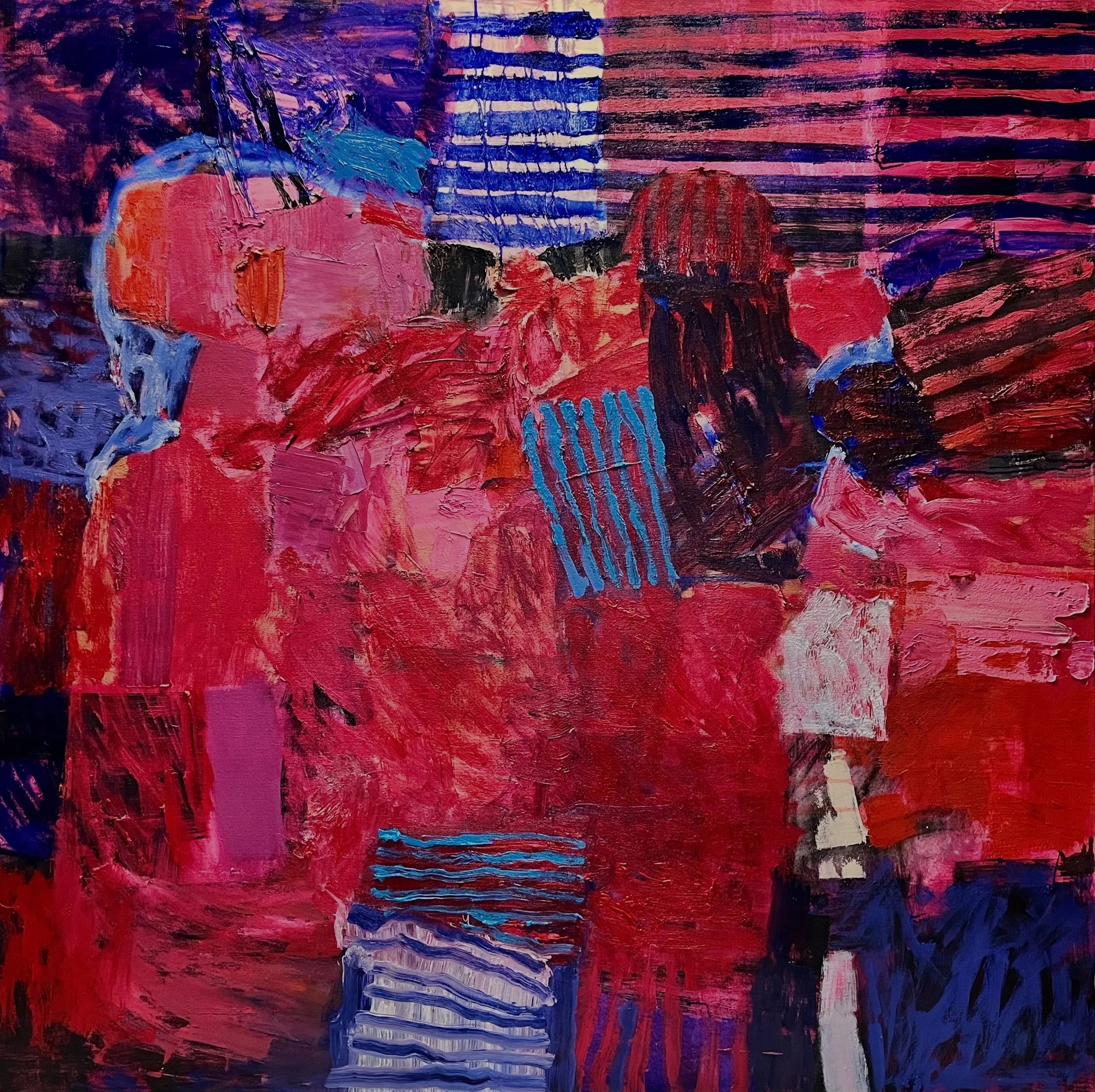 UNTITLED, OIL ON CANVAS, 48 INCHES x 48 INCHES, 2025 SOLD