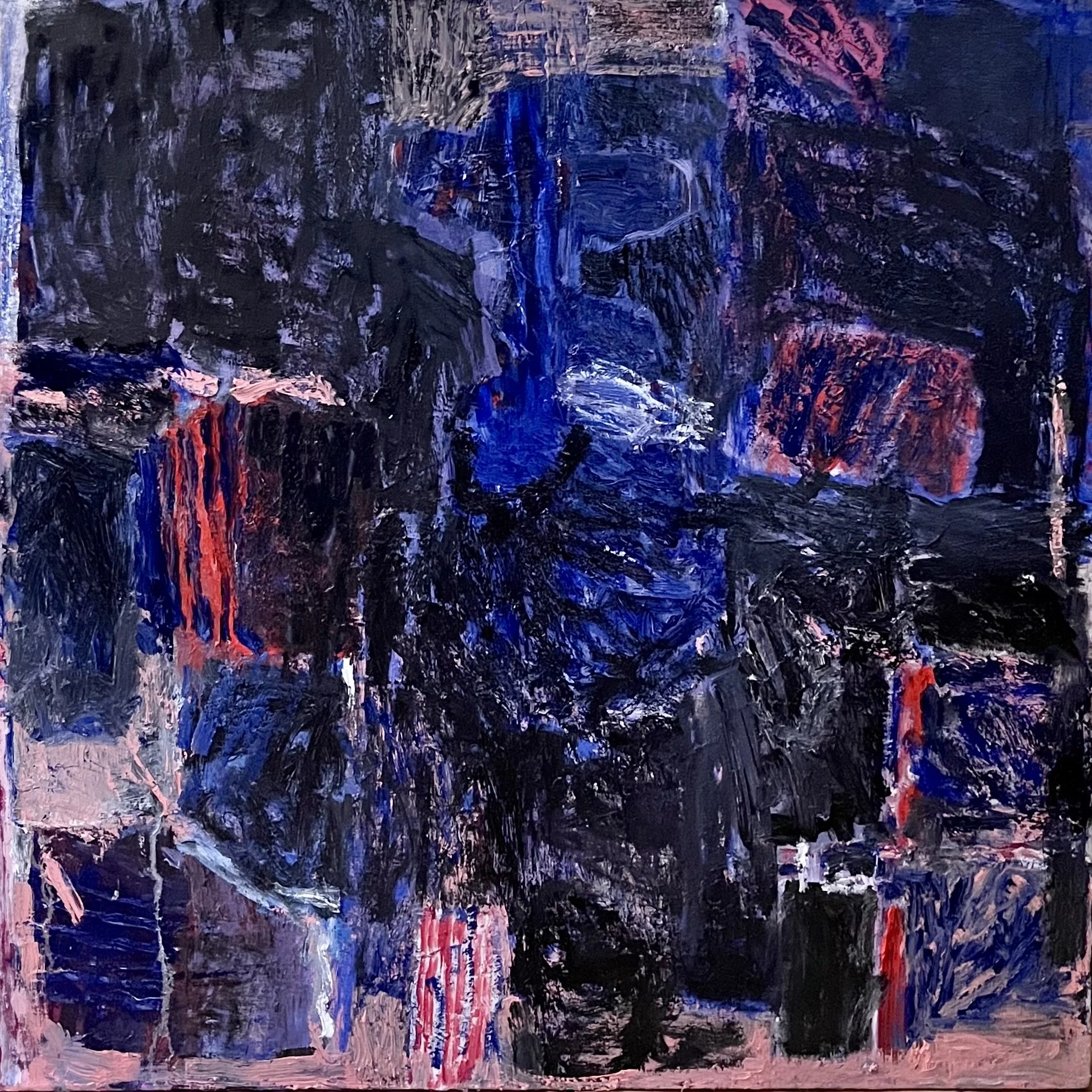 UNTITLED, OIL ON CANVAS, 48 x 48 INCHES