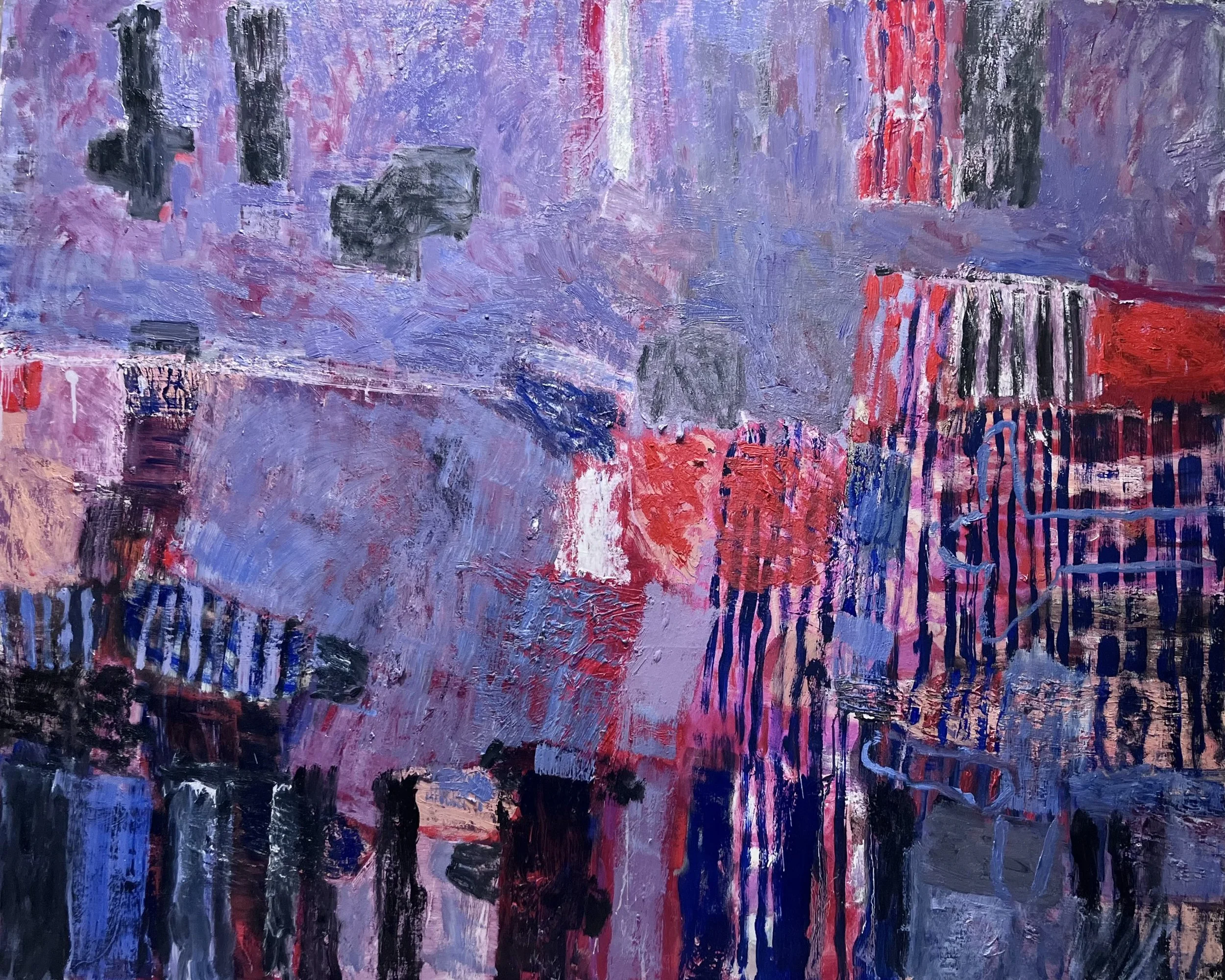 UNTITLED, OIL ON CANVAS, 48 x 54 INCHES