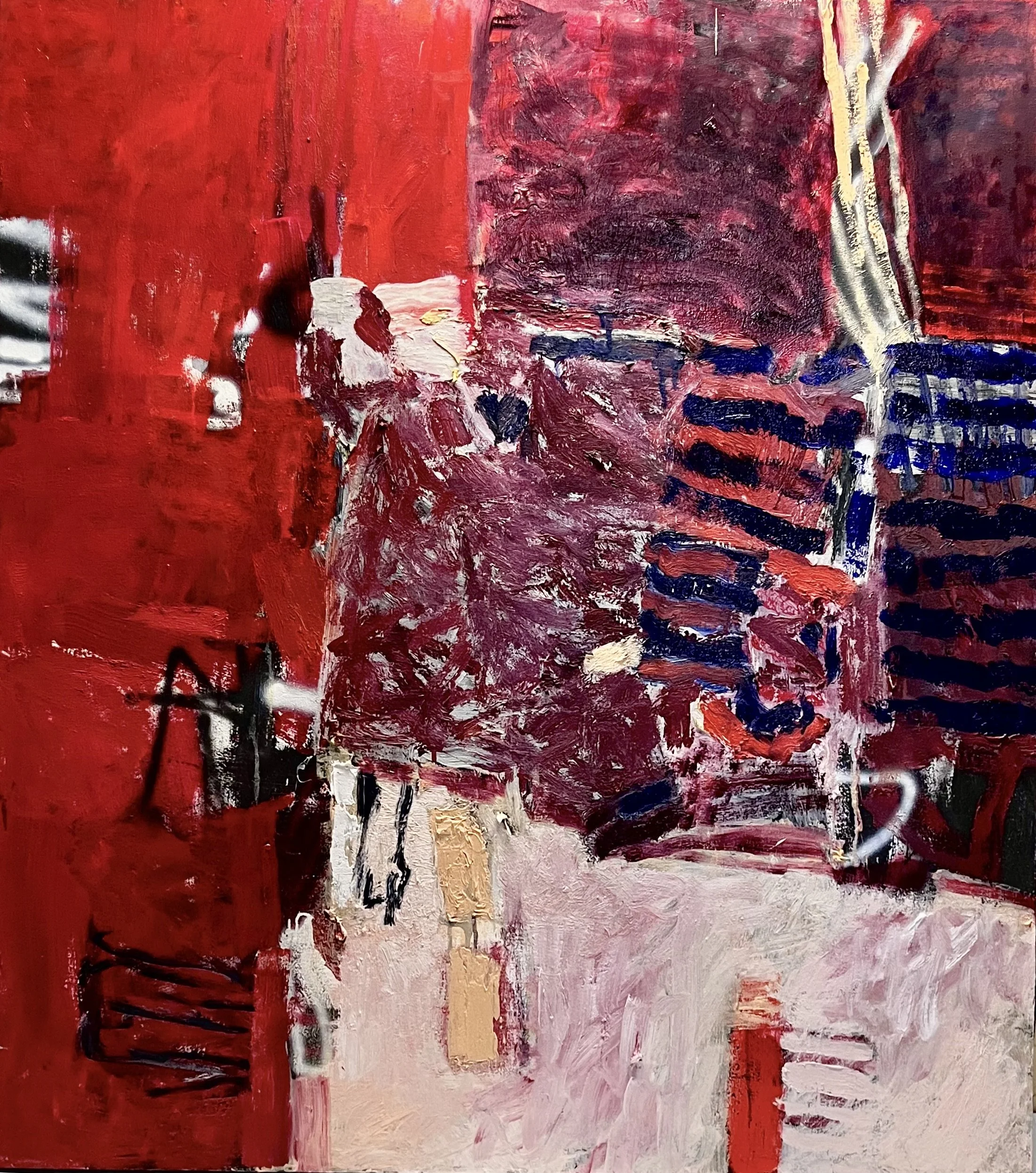 UNTITLED, OIL ON CANVAS, 54 x 48 INCHES