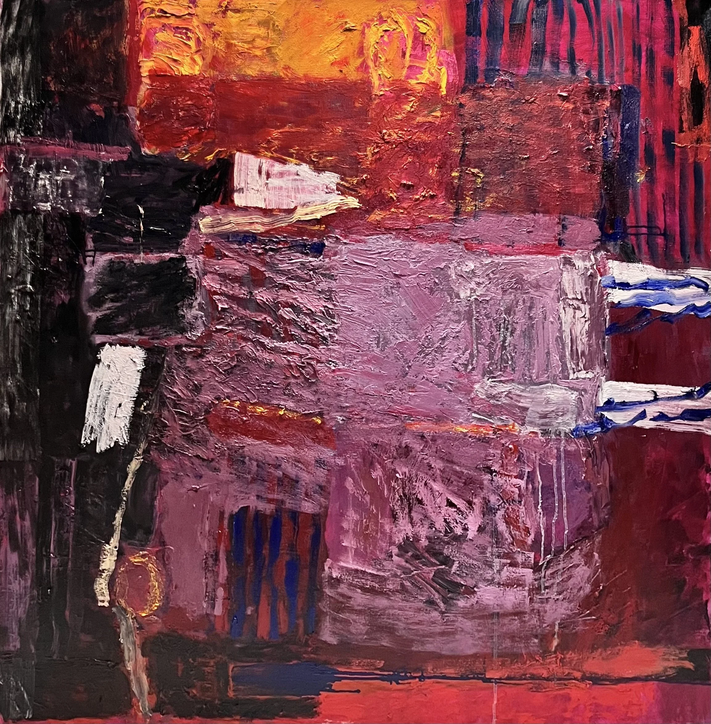  UNTITLED, OIL ON CANVAS, 48 × 48 INCHES 