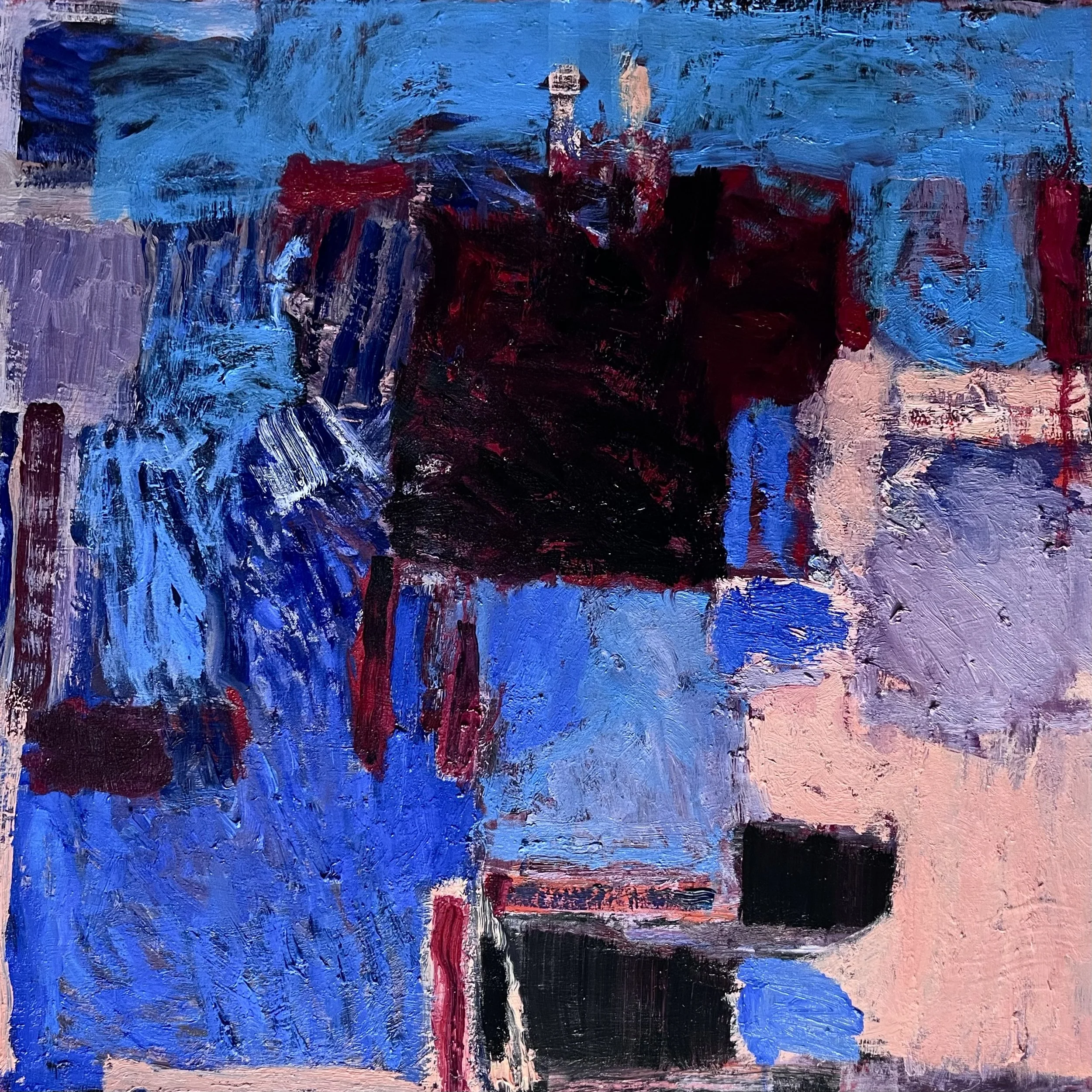 UNTITLED, OIL ON CANVAS, 36 x 36 INCHES