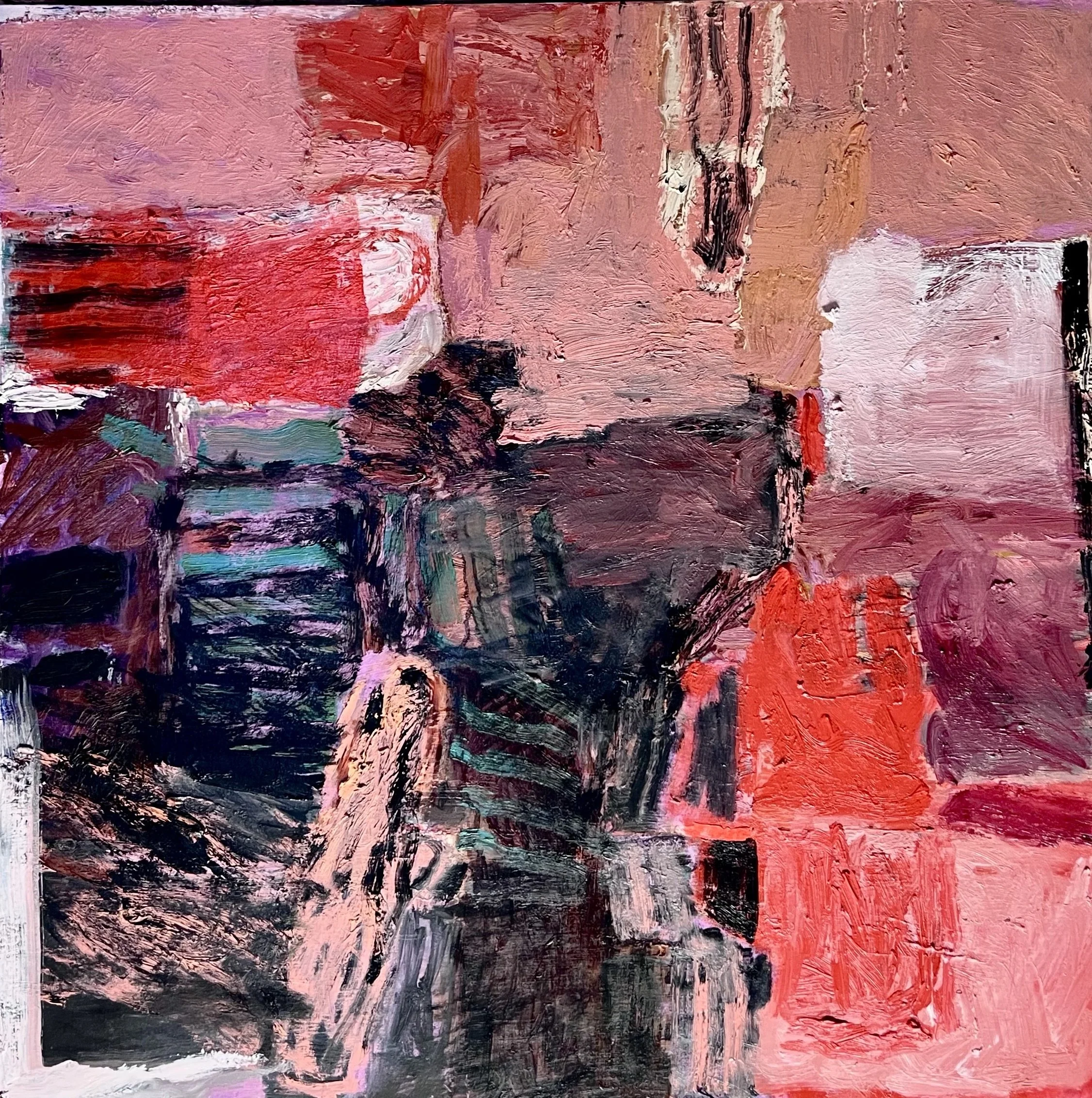 UNTITLED, OIL ON CANVAS, 36 x 36 INCHES