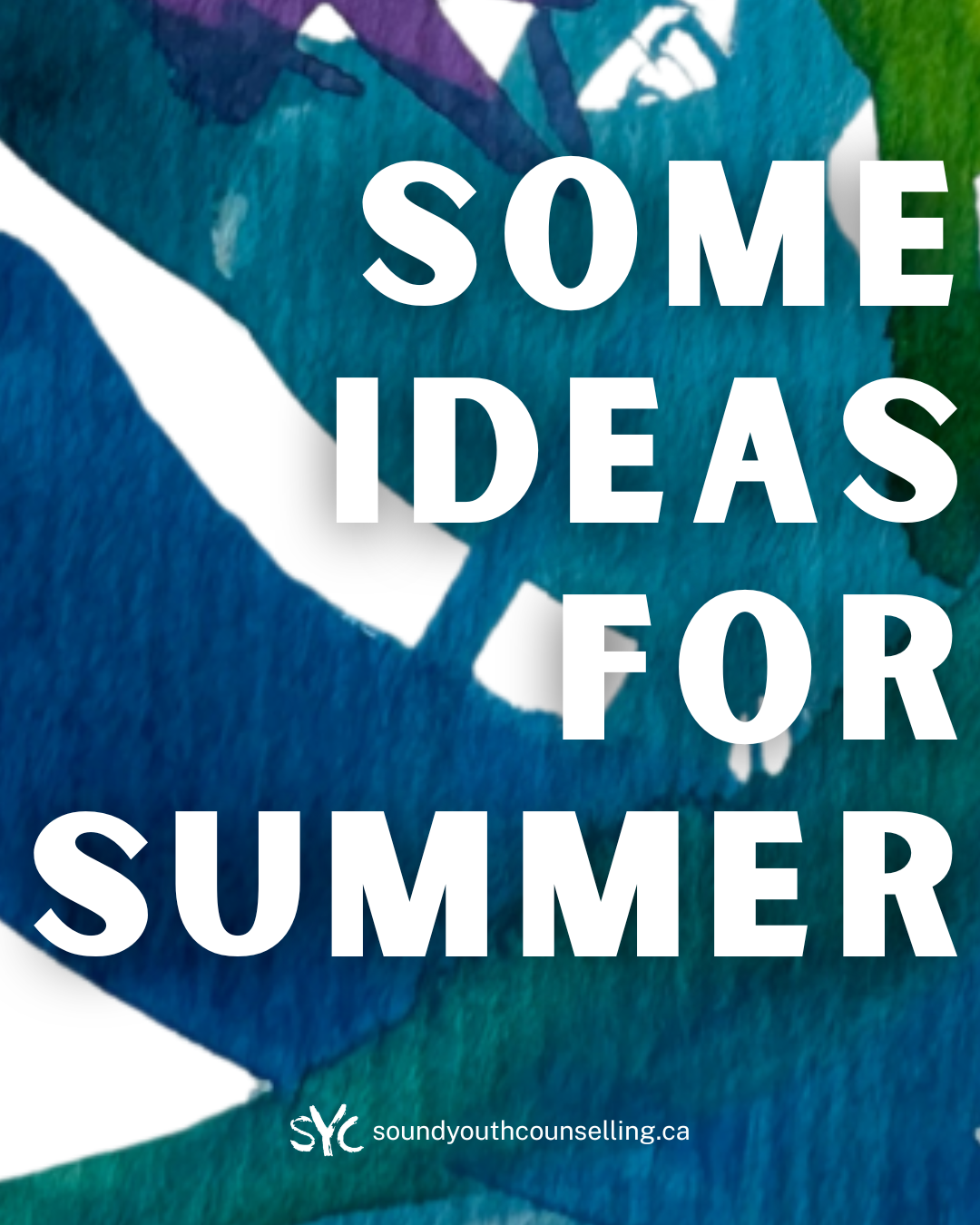 Some ideas for Summer