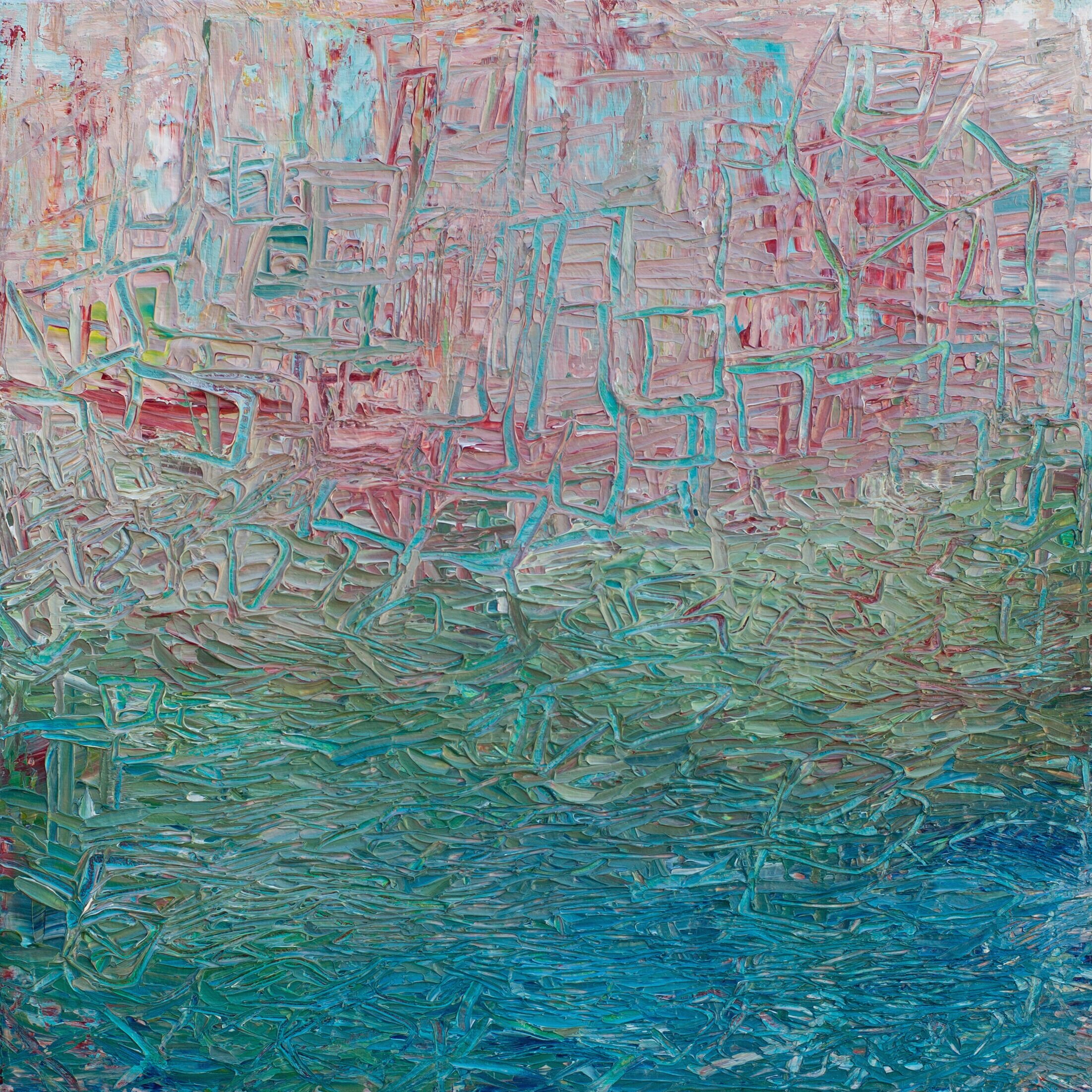 Mysterious Pathways, 12" x 12", 2014