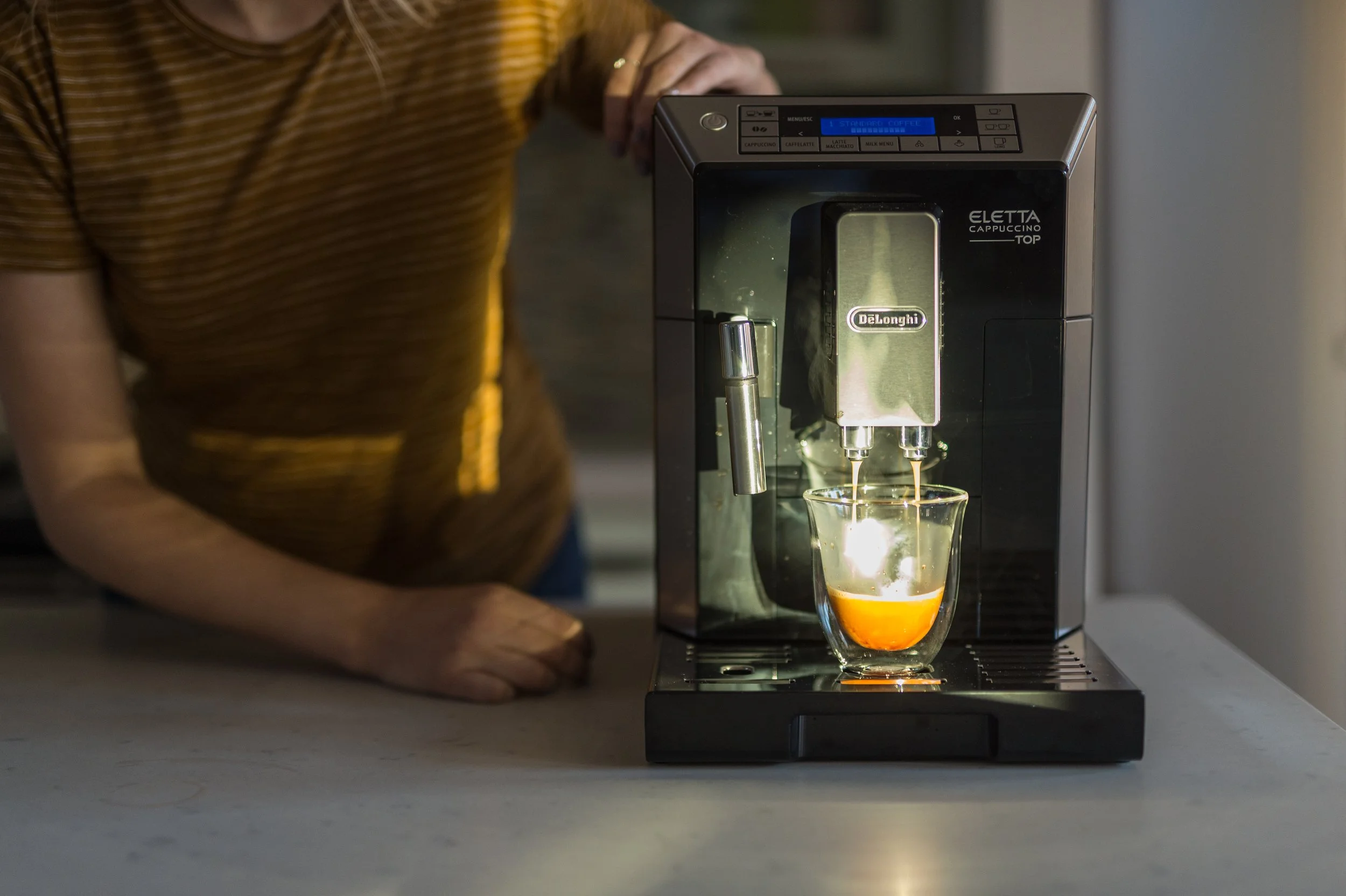Project with De'longhi for their Eletta Cappuccino Top machine.