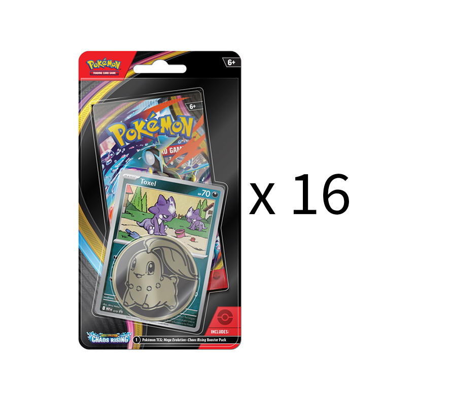 (QTY. 16) CHAOS RISING CHECKLANE BLISTER PACK - SEALED