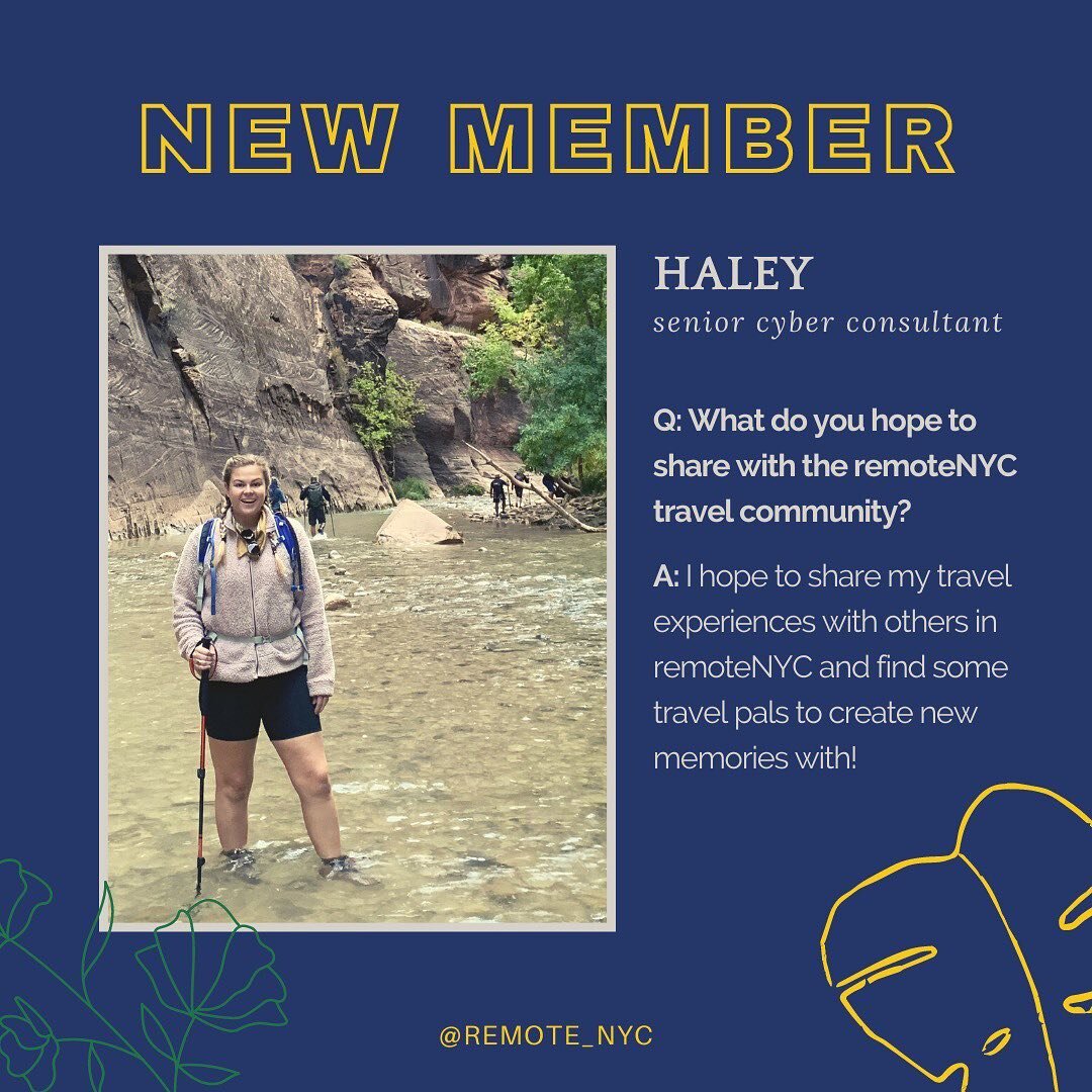 NEW MEMBER ALERT: Meet Haley! ✨
