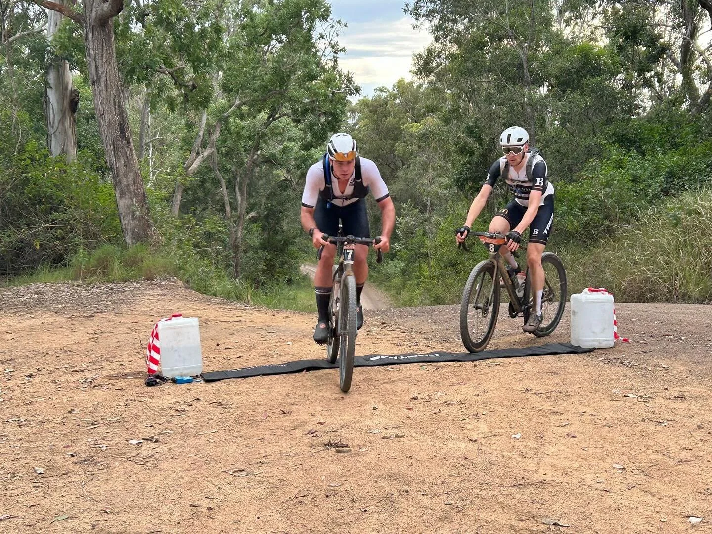 Oliver Stenning and Finn McKenzie are flying through the course, suspect we&rsquo;re going to have records broken this year 💪🏼💪🏼