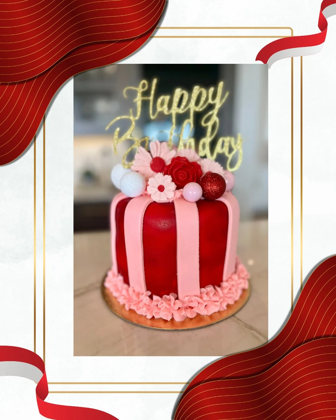 Finishing out the fall with the most beautiful cake from Ahha Cakes! 🍰 

#fosterfete 
#celebrateeverything