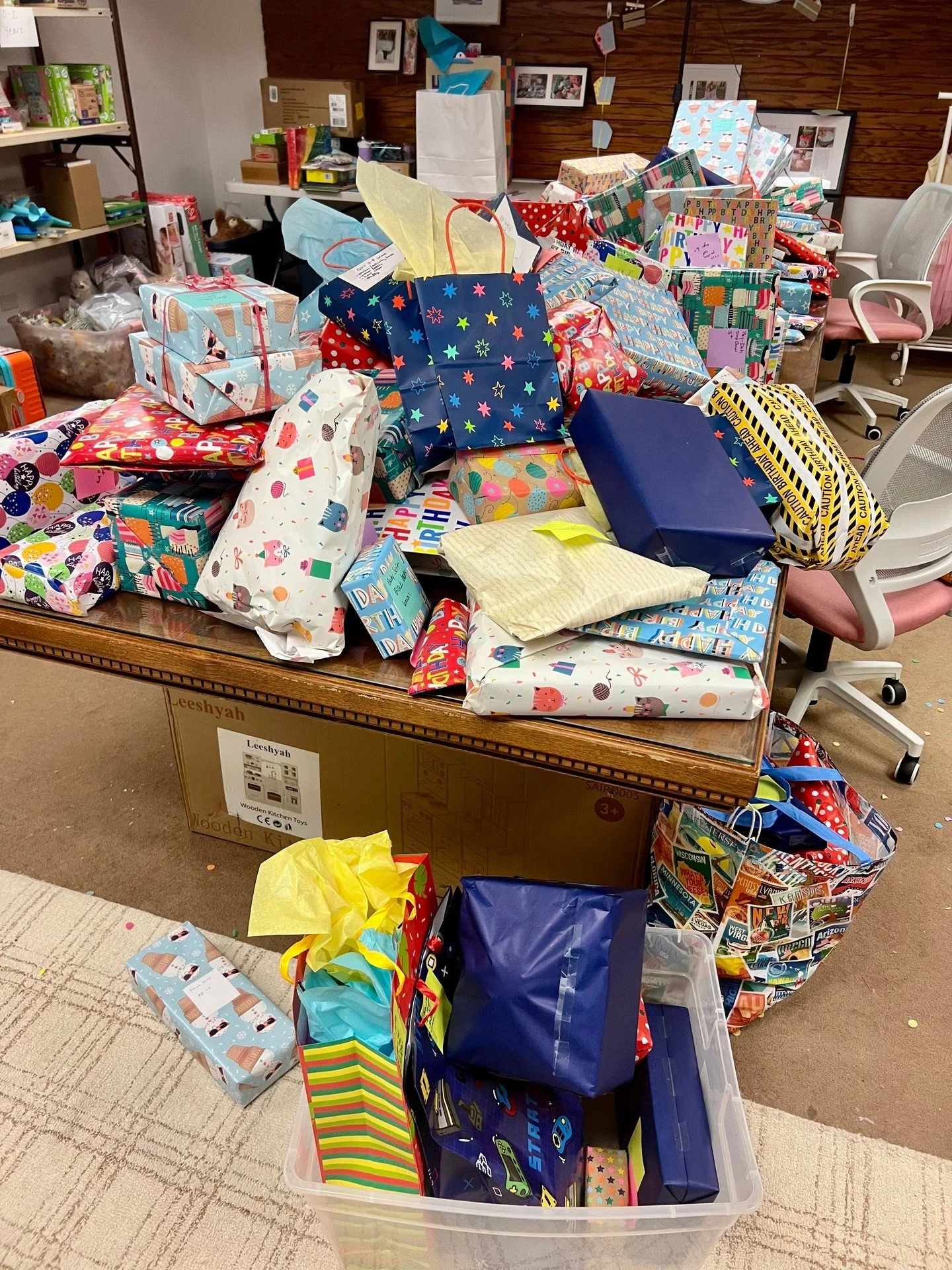 We are so grateful to Denver Health for hosting their annual toy drive for our cause! Unloading 2 carloads of toys is the happiest thing ever (and is getting us in shape for those holiday cookies coming up)!

#fosterfete 
#celebrateeverything