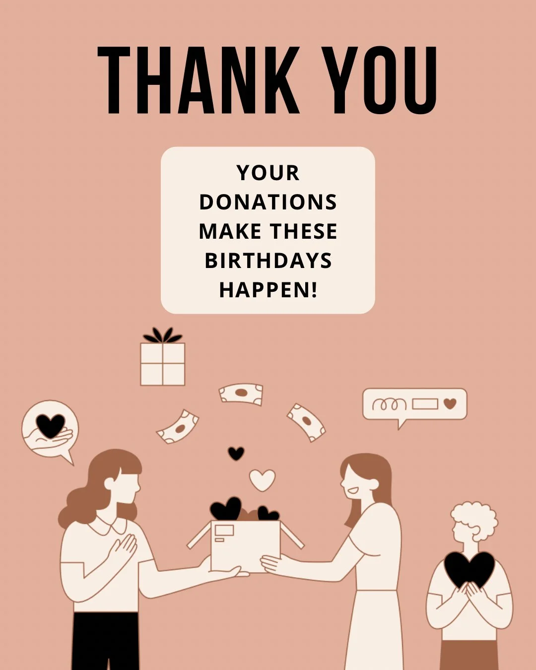 Thank you to everyone who gave to us during this season of giving, we are so grateful for all of you!

#fosterfete 
#celebrateeverything