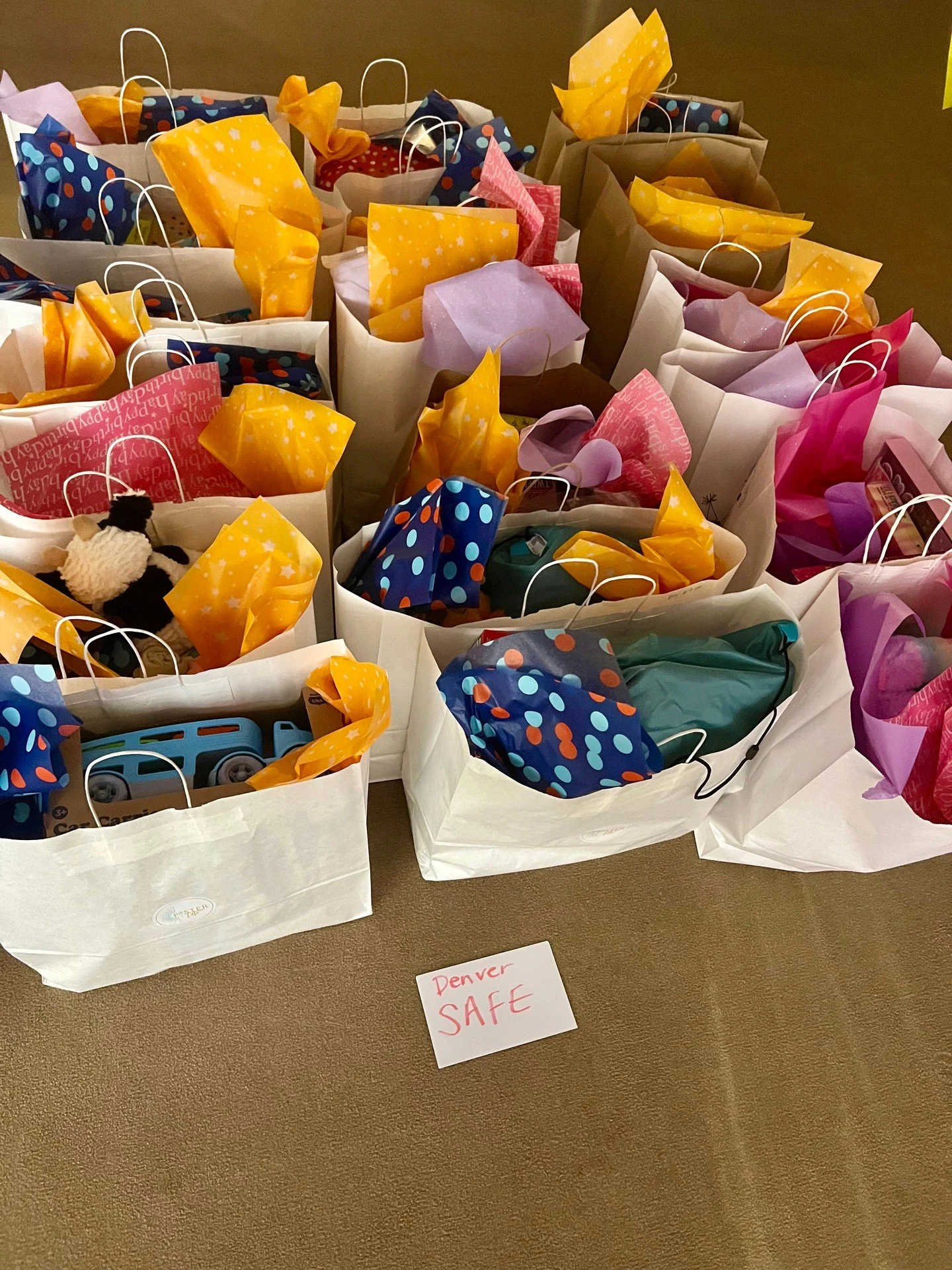 How can you say no to gifting bags to this organization? &ldquo;Our clinic provides medical care to children emergently removed from parent custody, and provides the initial medical encounter all children in out of home placements are required to hav