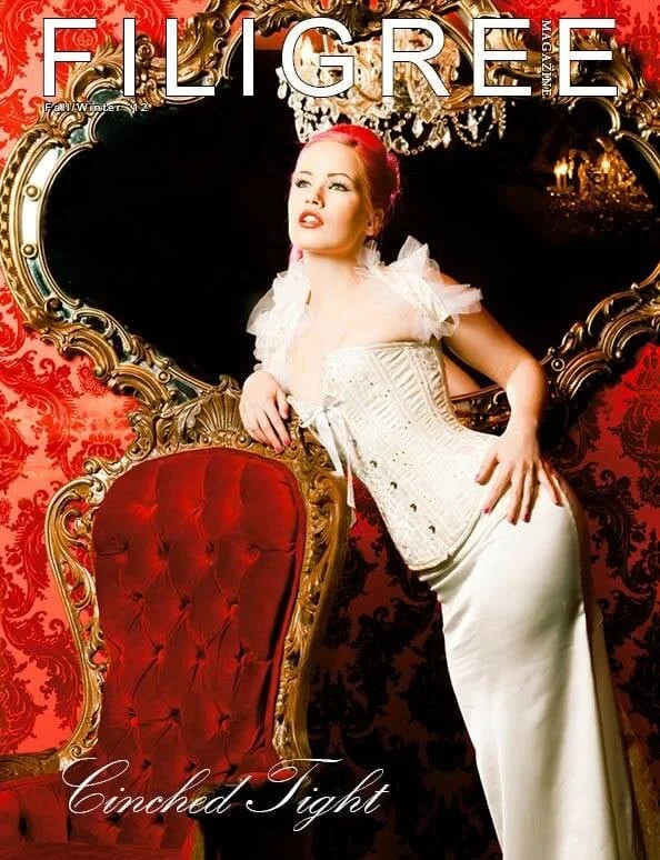 Filigree Magazine
Photography by Rhett Morita
Hair: Kimberly Skory
MUA: Christina Rufino
Clothing by Cinched Tight Corsets
Model: Agata Waclawska