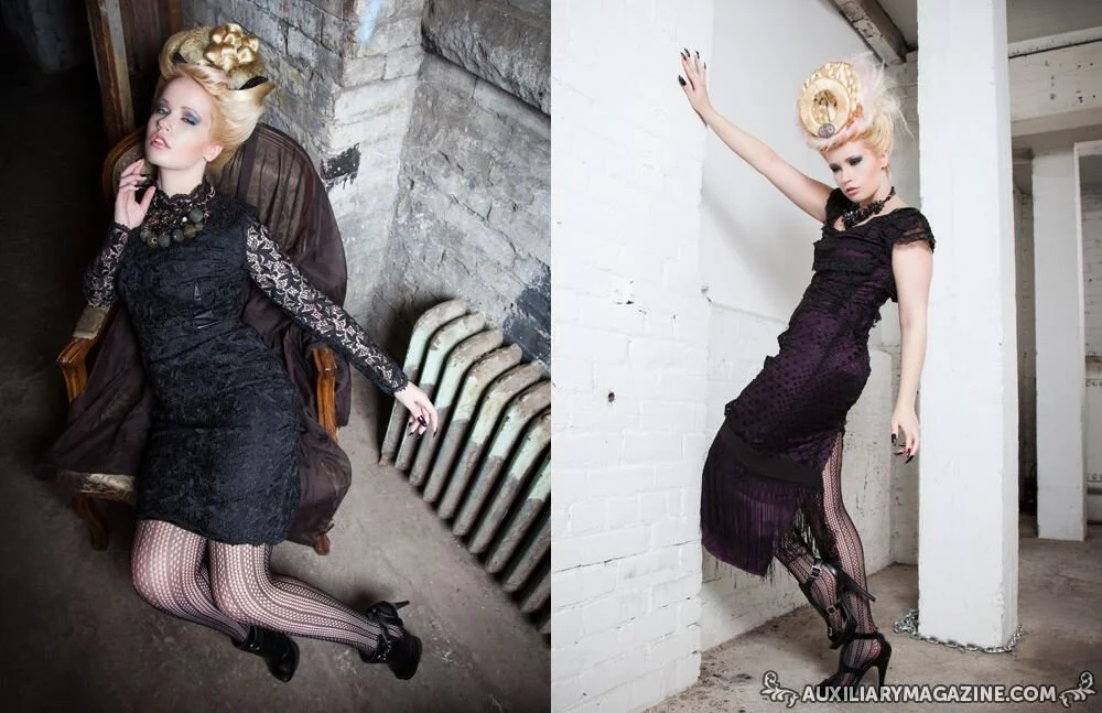 Auxiliary Magazine Cover and Editorial 2013/2014
Photography by Sarah Thompson
Fashion Styling by Pretty Deadly Stylz
MUA: Michelle Eccles
Hair: Lise Tuff
Model: Agata Waclawska