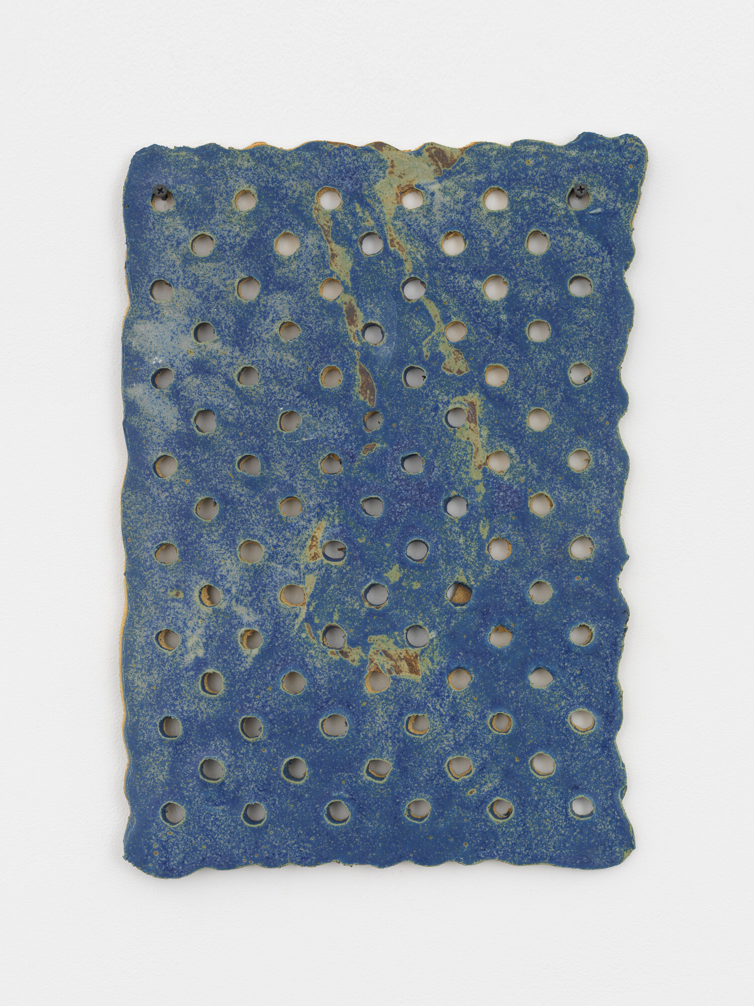   Blue Graham   Ceramic 17.5 x 12 x.5 inches    