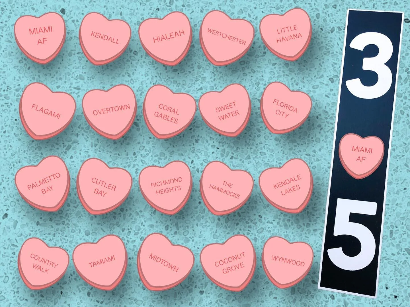 Love is in the air! New cutout for Valentines or any day featuring your fav 305 neighborhood or custom text! Head over to the website to get yours now!
#305 #305miami #miamivacation #tennessee #northcarolina #305tillidie #georgia #shopmiami #shoploca