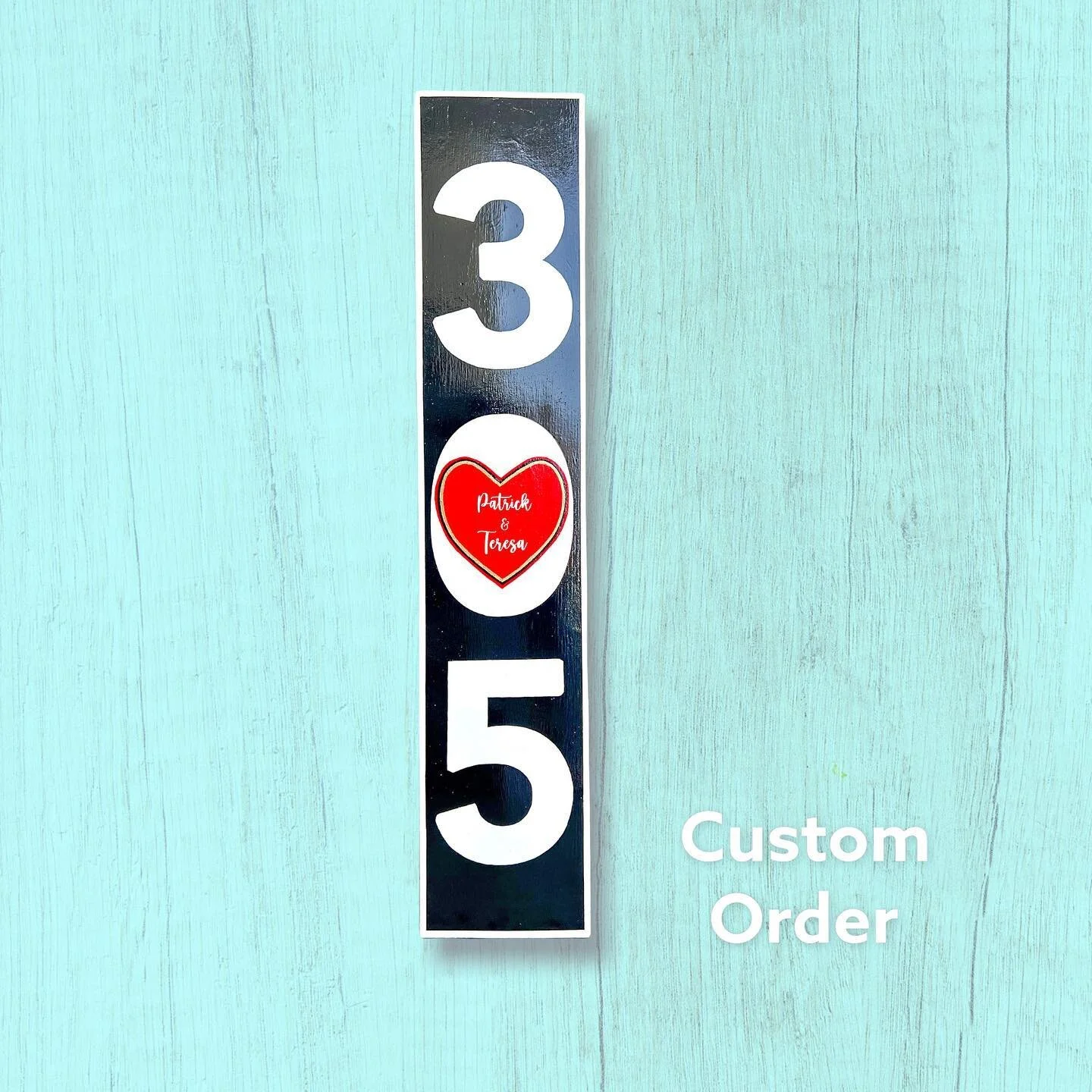 Sharing this beautiful custom order 305 board made as a wedding gift for our friends Patrick &amp; Teresa who tied the knot on 3/05! 

Talk about having an awesome anniversary date that includes a huge party every year,  @305day

Did you know we take